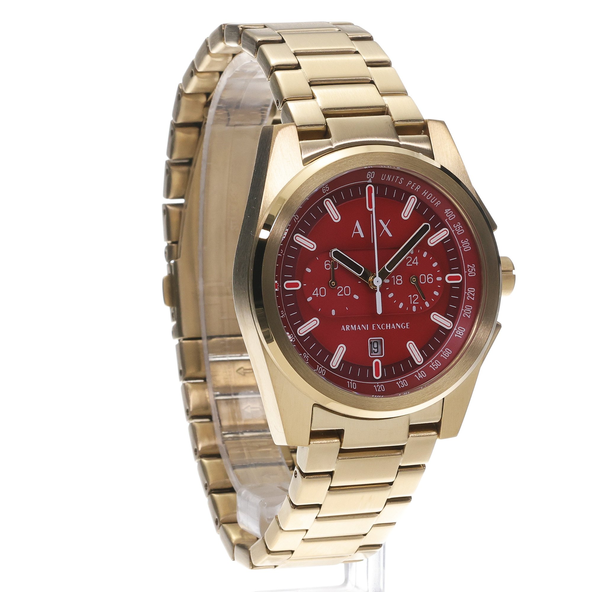 Armani Exchange AX2863 zegarek złoty sportowy Armani Exchange bransoleta