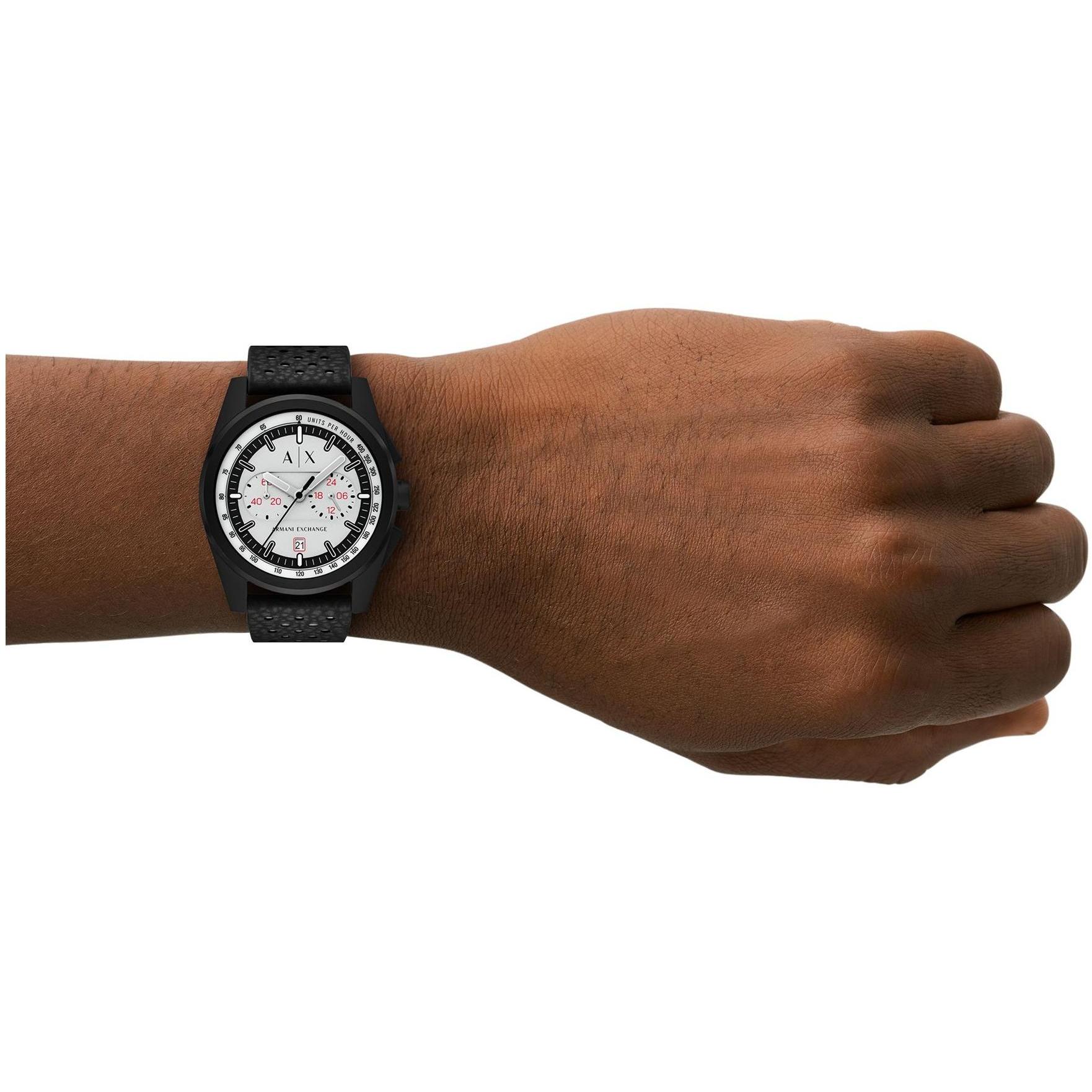 Armani Exchange AX2865 zegarek czarny sportowy Armani Exchange pasek
