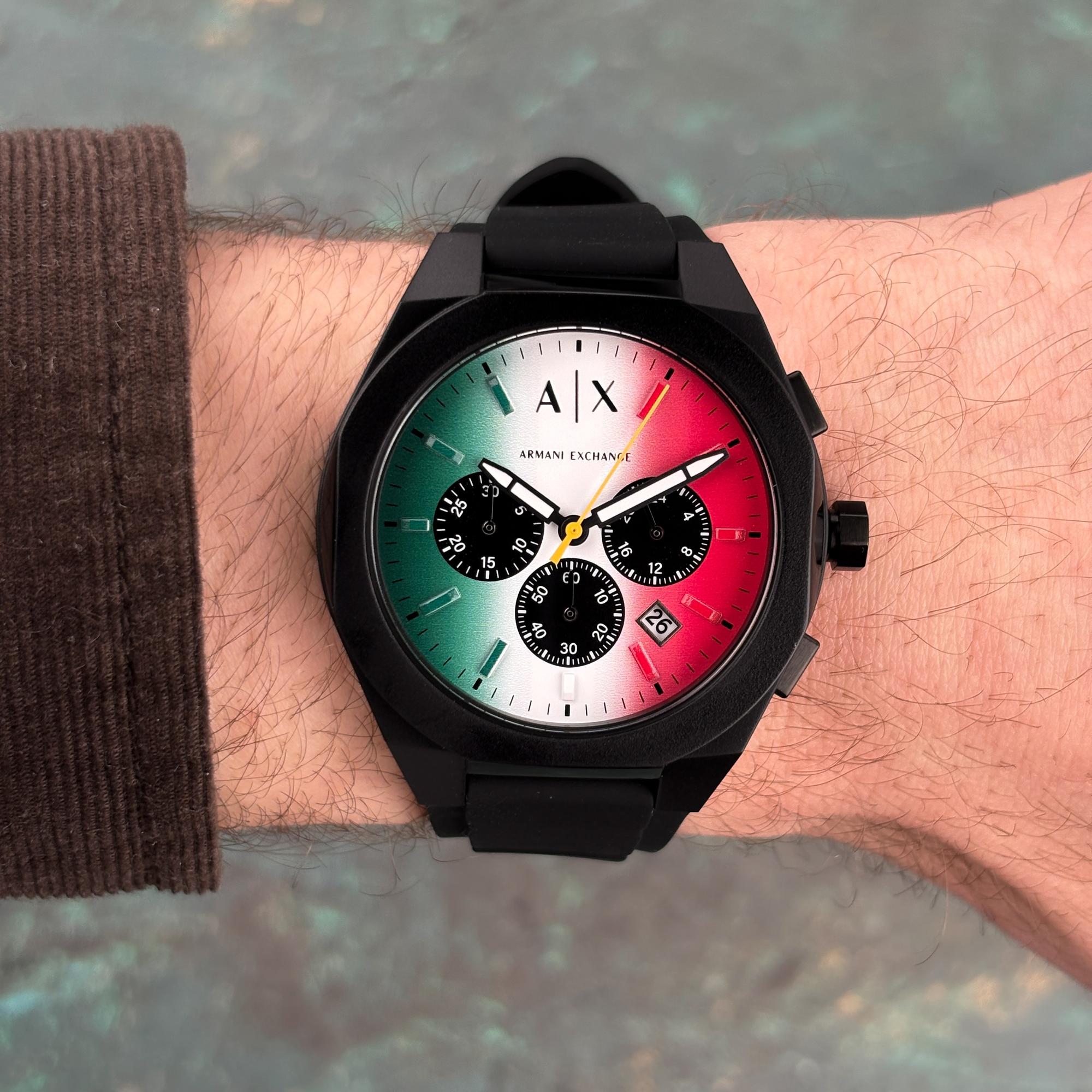 Armani Exchange AX4173 zegarek męski fashion-modowy Fashion pasek