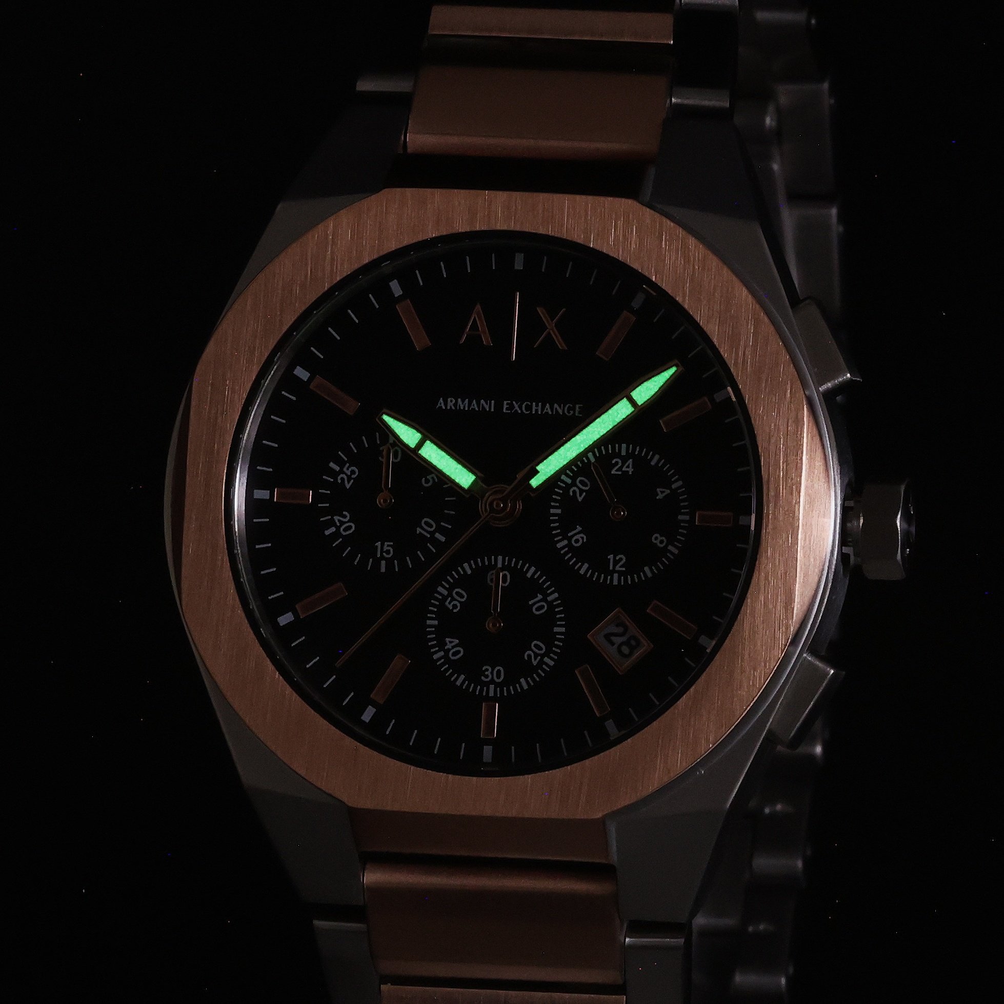 Armani Exchange AX4181 zegarek srebrny fashion-modowy Fashion bransoleta - miniatura 5