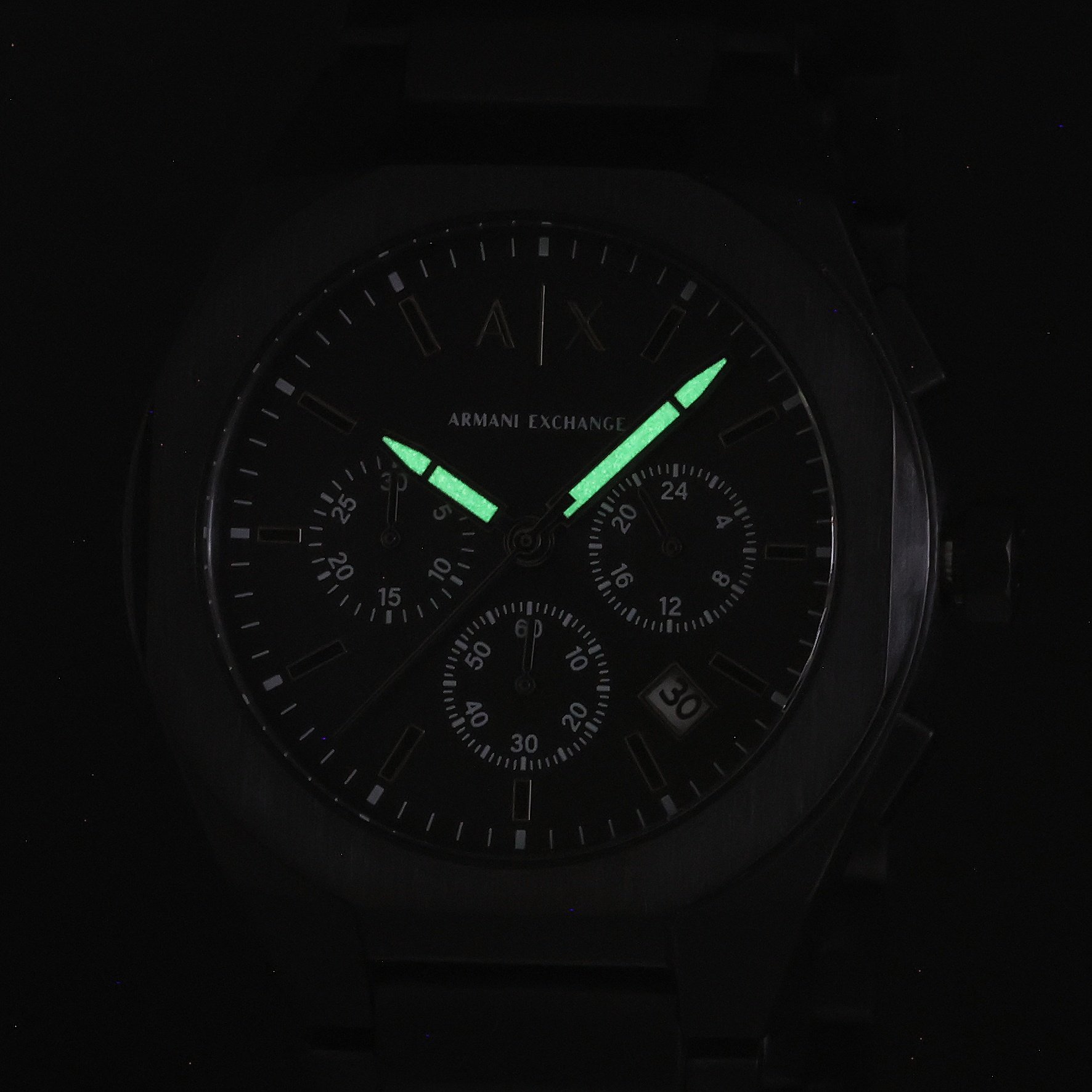 Armani Exchange AX4183 zegarek czarny fashion-modowy Fashion bransoleta