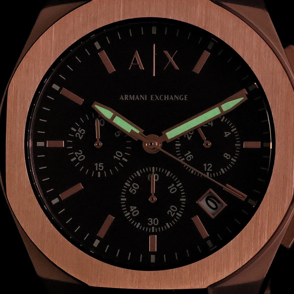 Armani Exchange AX4188 SYNC Fashion fashion-modowy zegarek różowe złoto