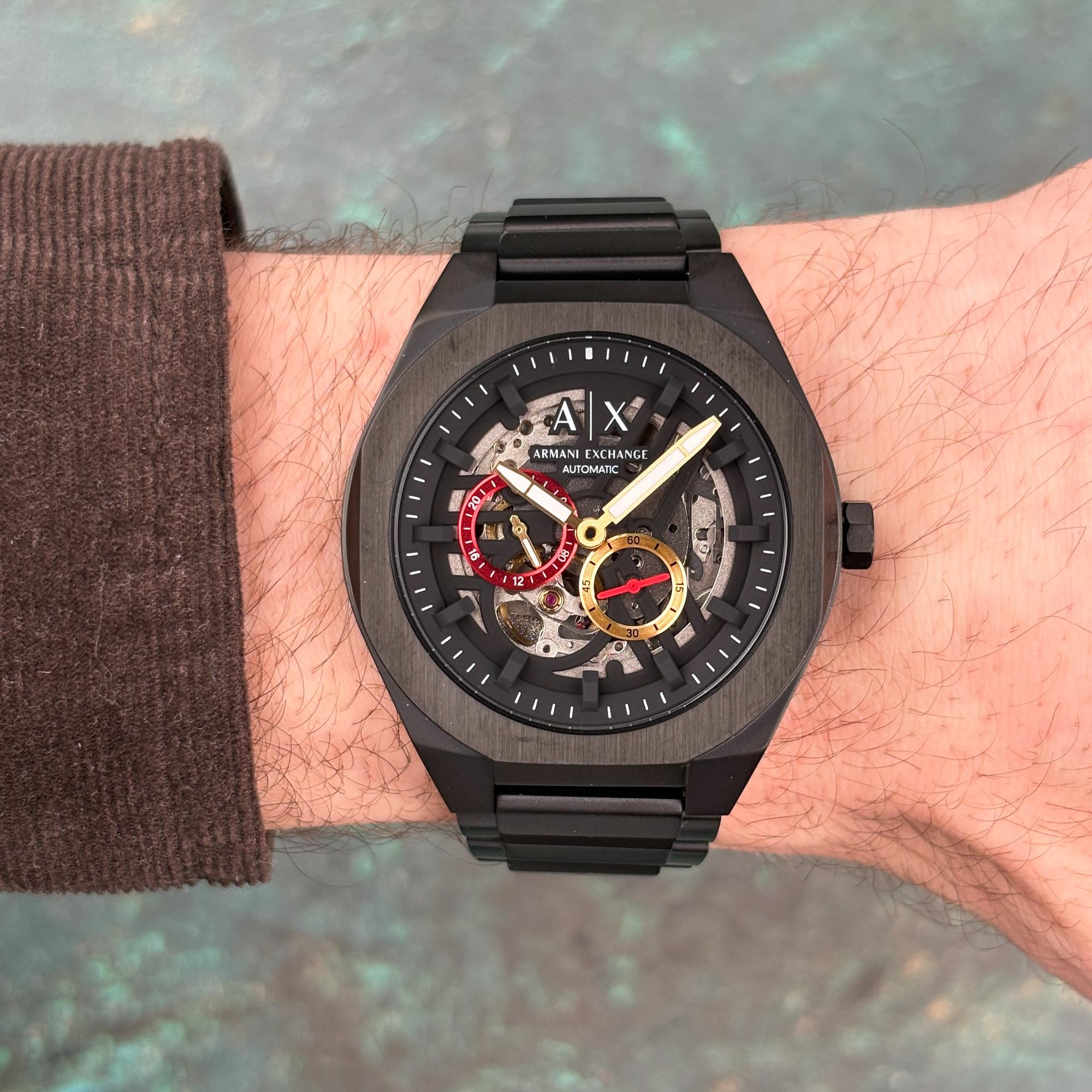 Armani Exchange AX4196 zegarek męski fashion-modowy Fashion bransoleta