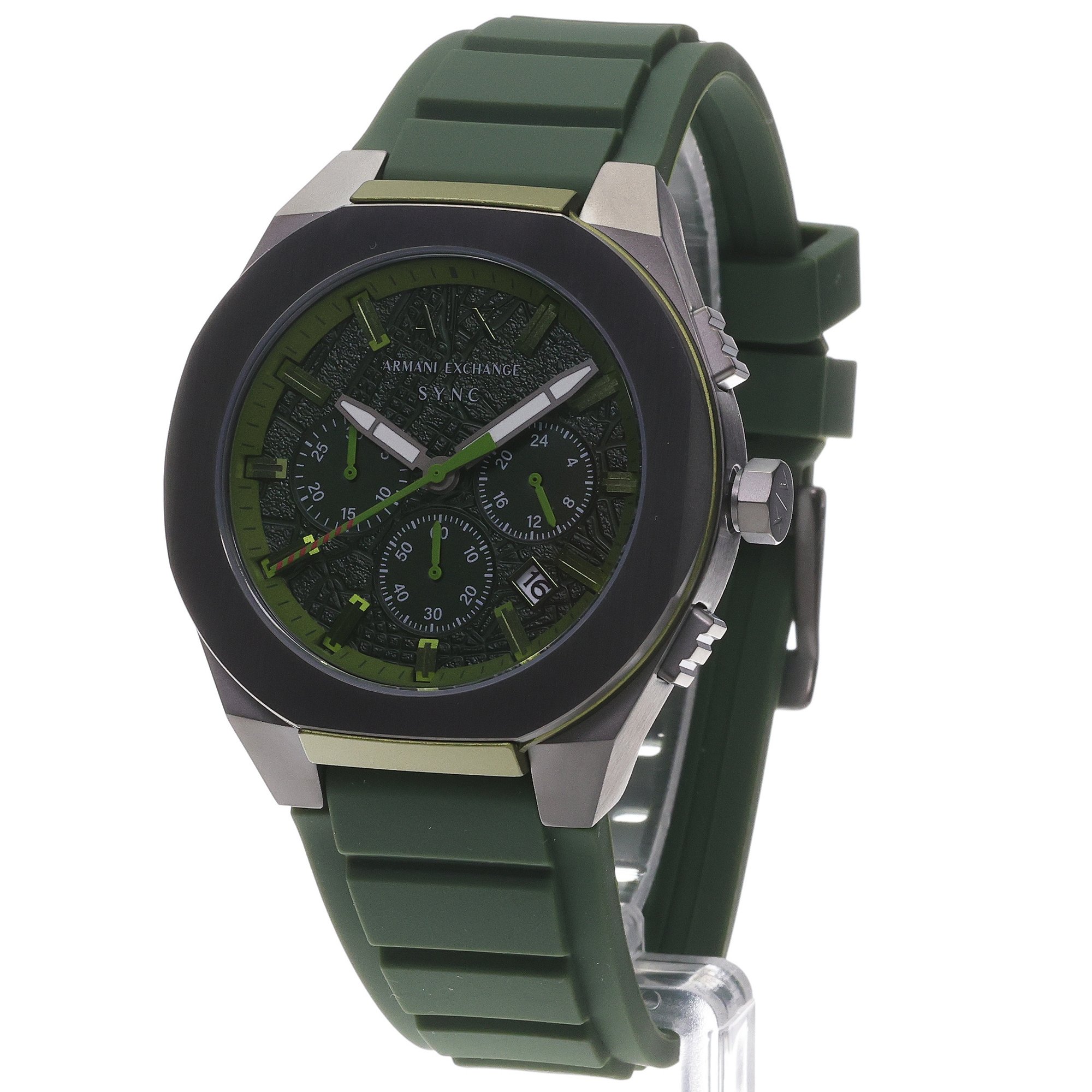Armani Exchange AX4292 Sync Chronograph Armani Exchange fashion-modowy zegarek szary