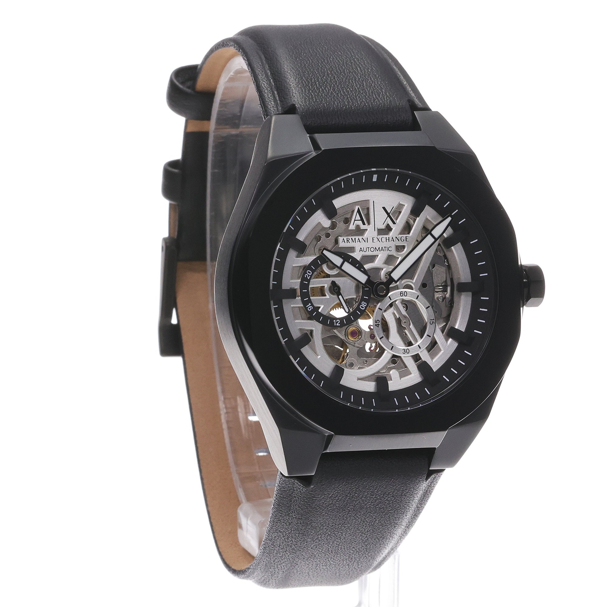 Armani Exchange AX4297 Armani Exchange Sync Skeleton Automatic zegarek męski klasyczny mineralne - miniatura 3