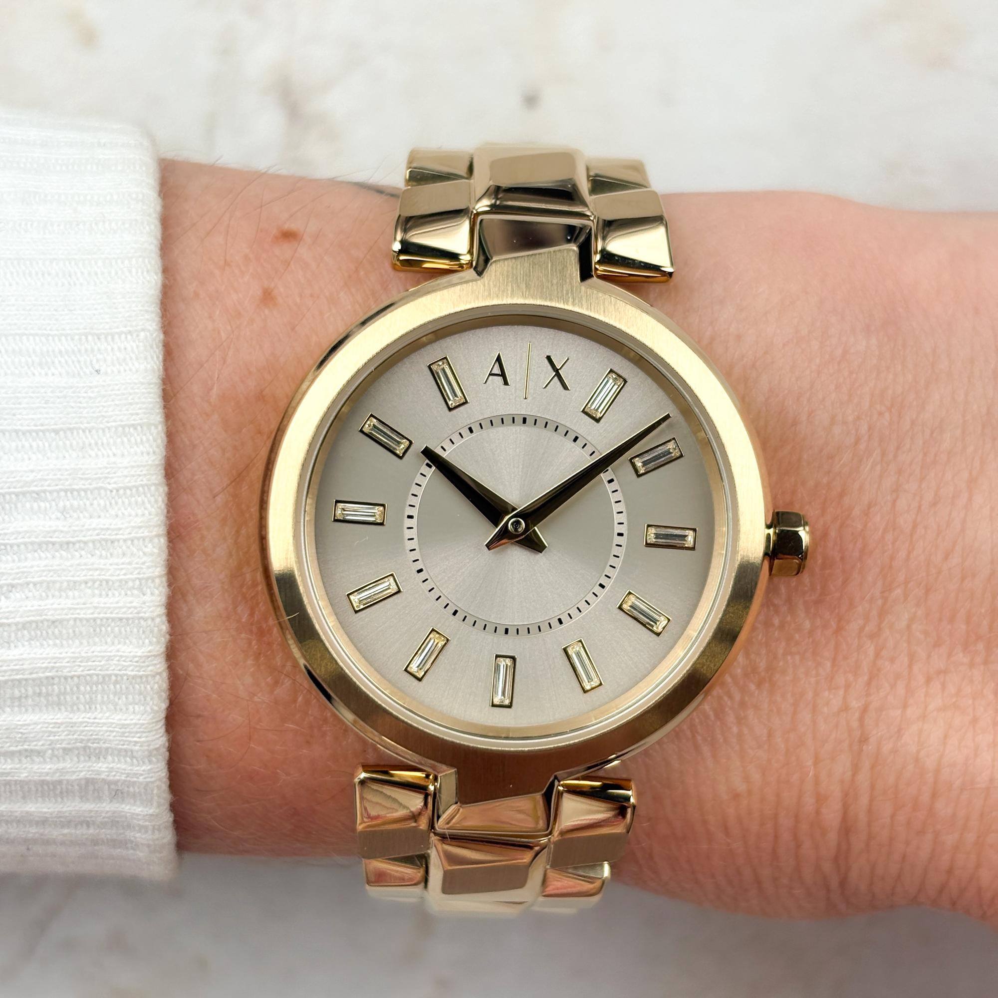 Armani Exchange AX4409 Armani Exchange Audelle zegarek damski fashion-modowy mineralne