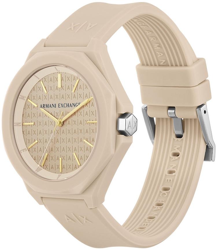 Armani Exchange AX4603 zegarek beżowy klasyczny Fashion pasek - miniatura 4