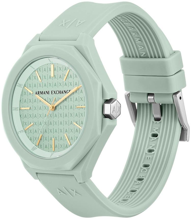 Armani Exchange AX4605 zegarek zielony klasyczny Fashion pasek - miniatura 4