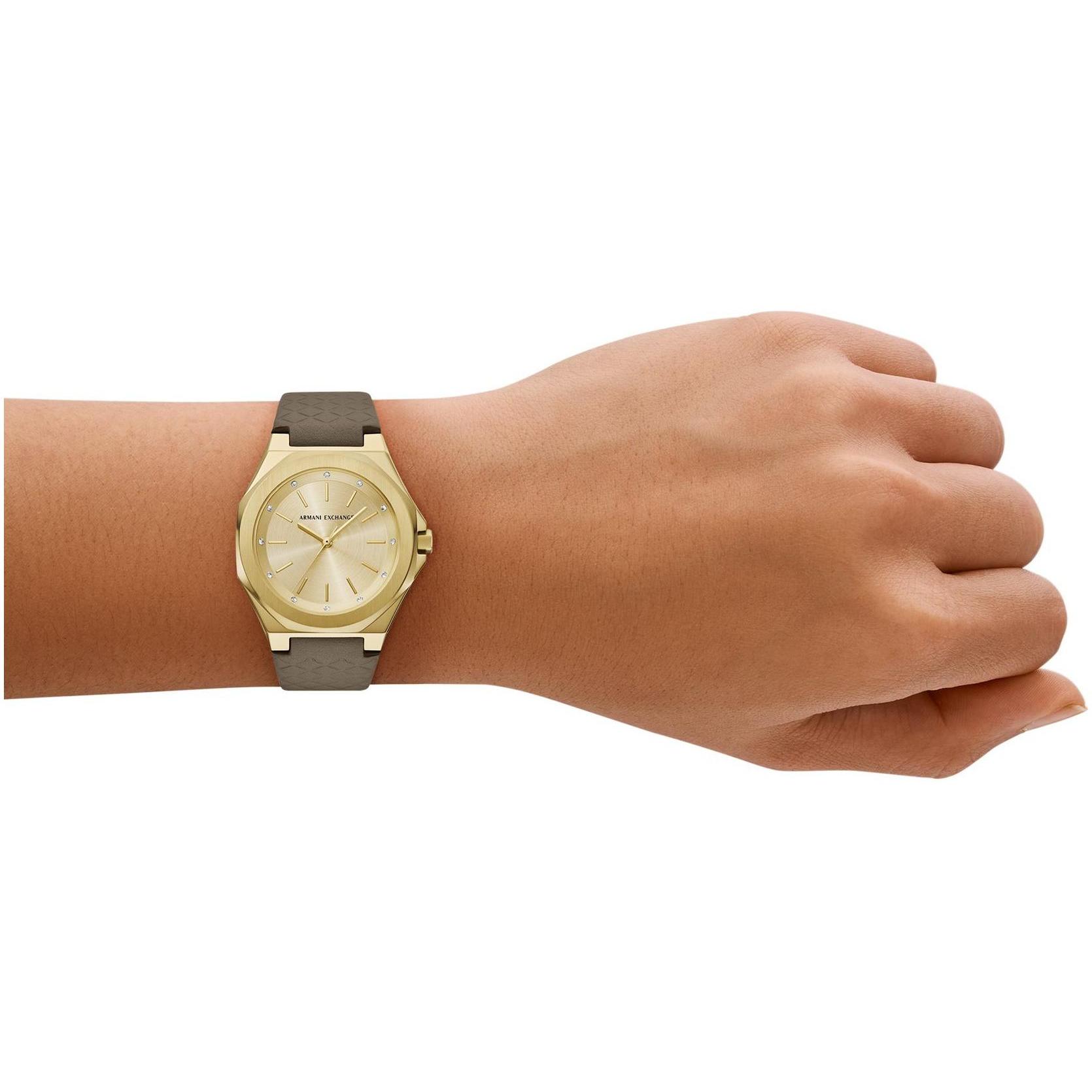 Armani Exchange AX4617 zegarek złoty klasyczny Fashion pasek - miniatura 4