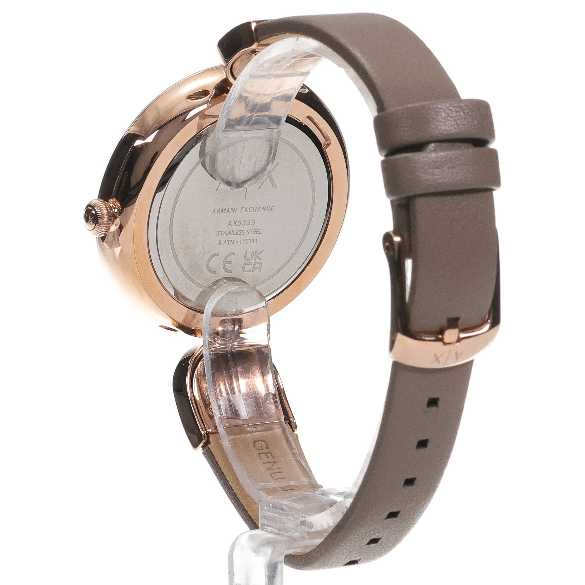 Armani Exchange AX5329 Classic Armani Exchange elegancki zegarek różowe złoto - miniatura 4