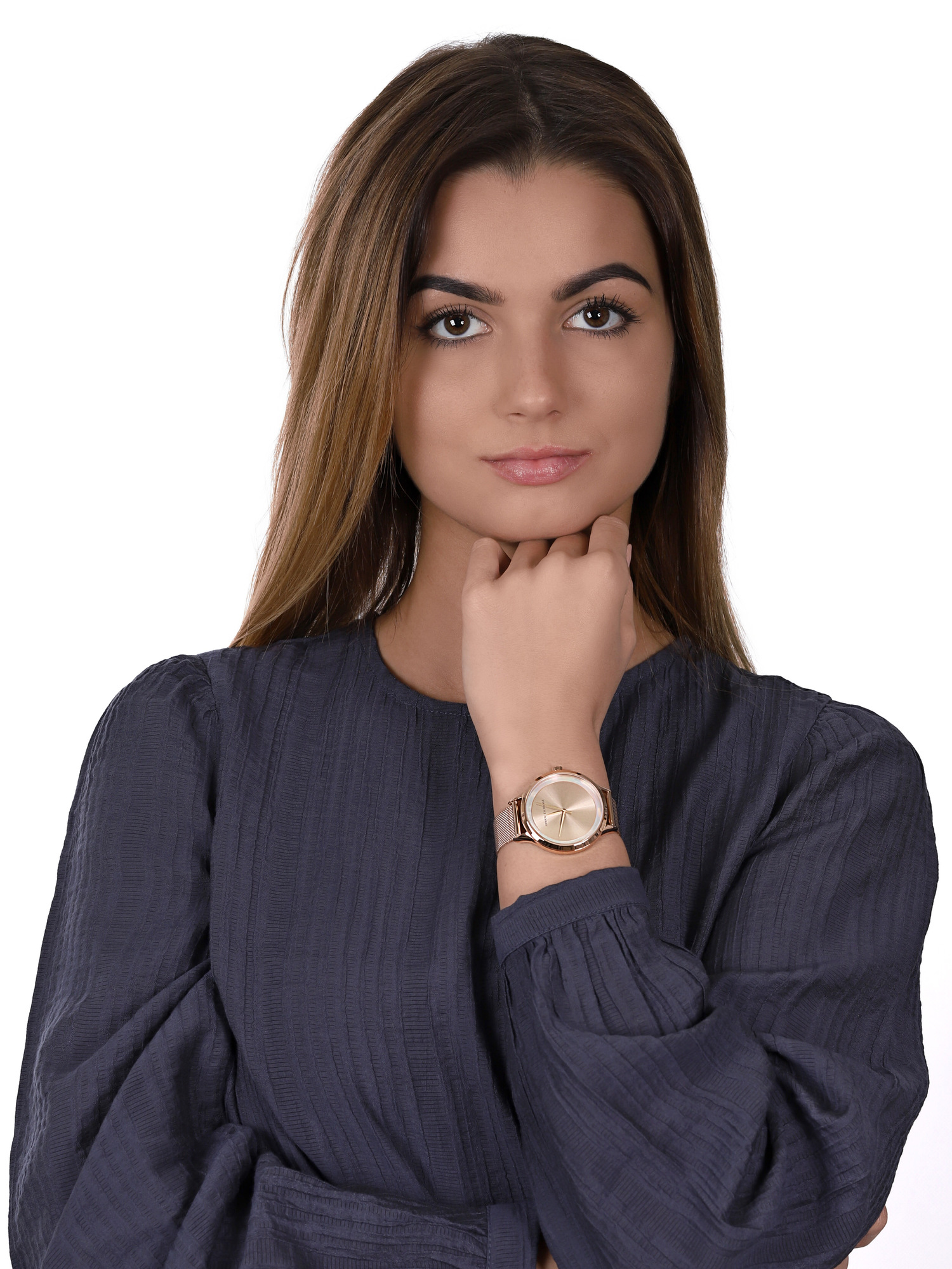 Armani Exchange AX5602 Fashion zegarek damski klasyczny mineralne - miniatura 2