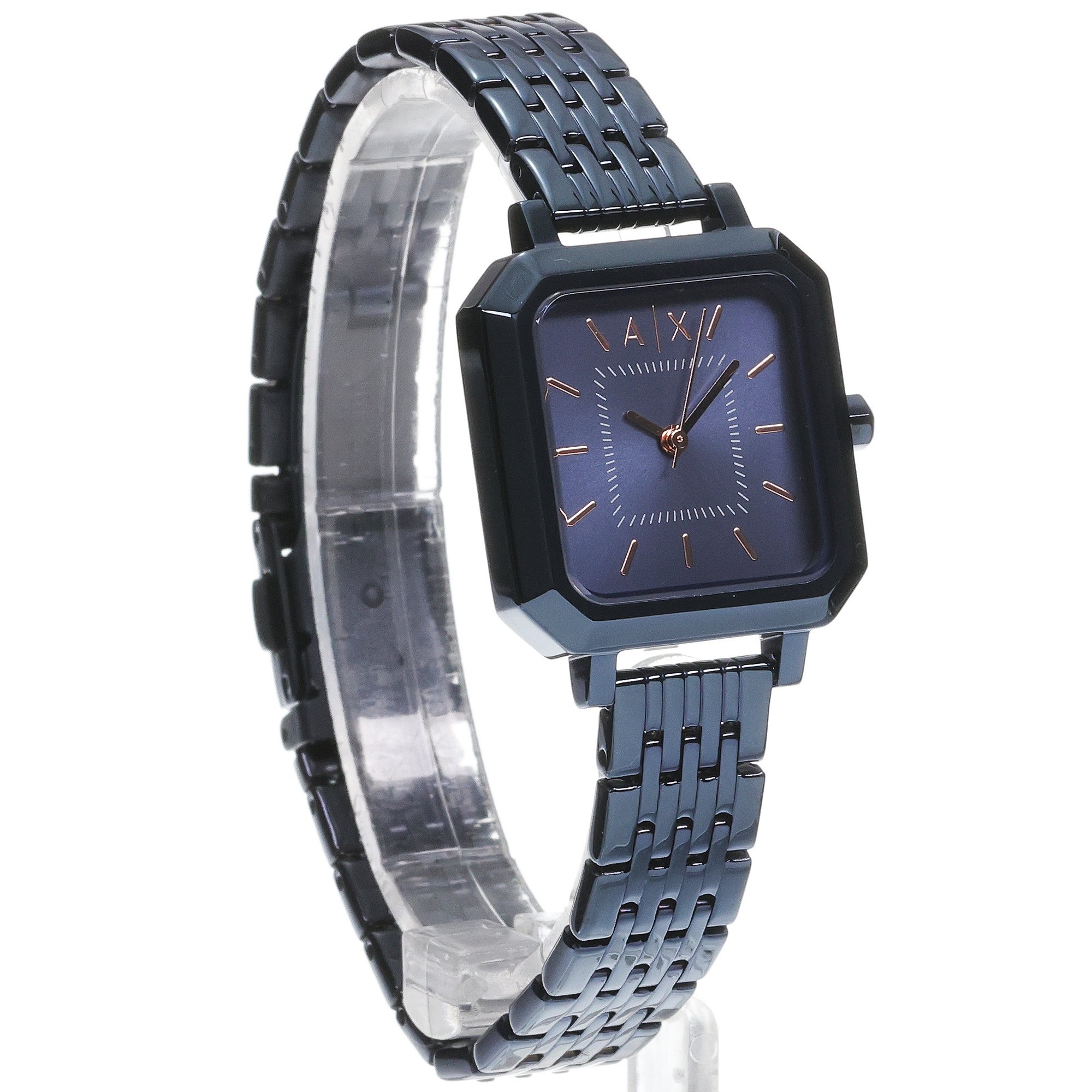 Armani Exchange AX5730 zegarek niebieski klasyczny Fashion bransoleta