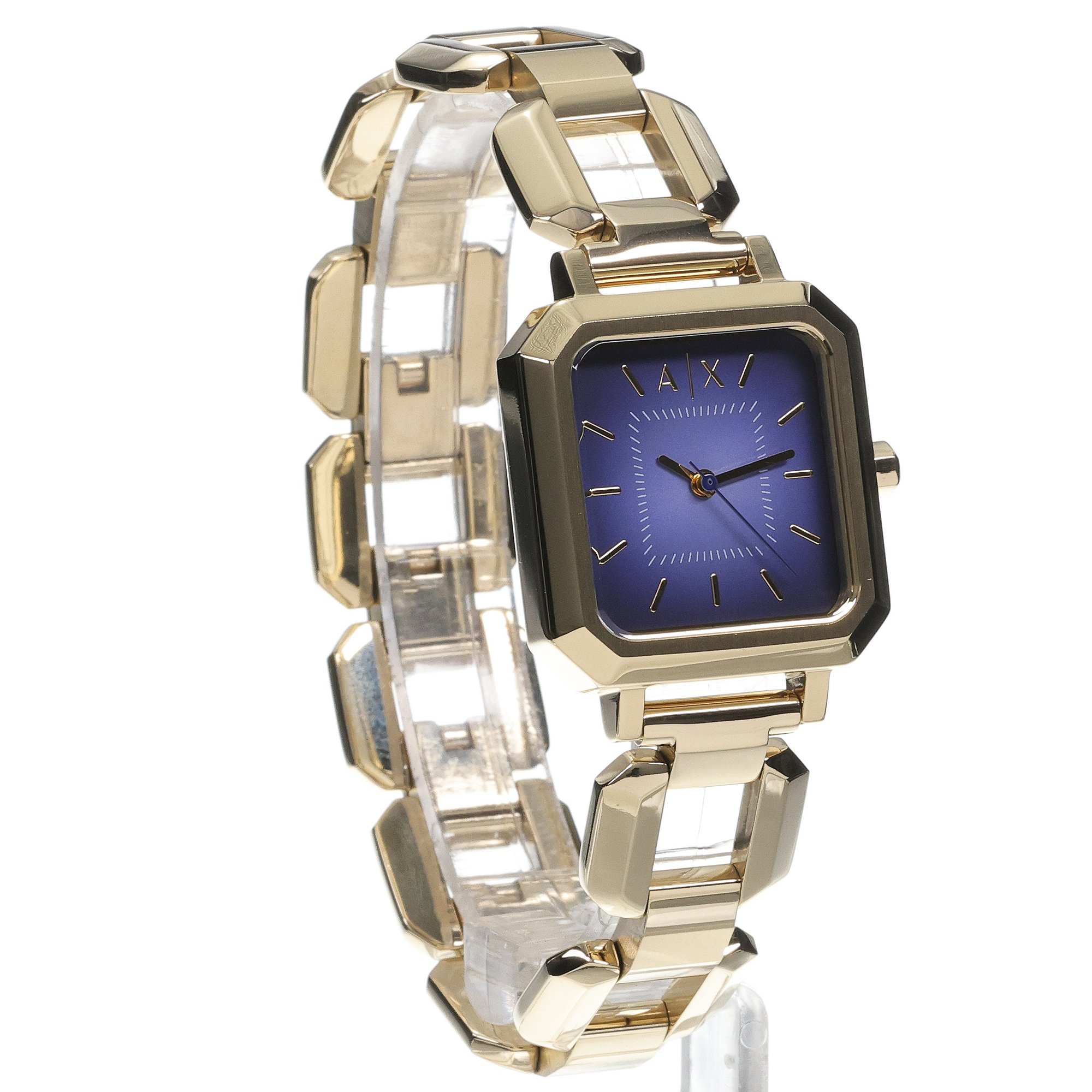 Armani Exchange AX5735 zegarek złoty klasyczny Fashion bransoleta