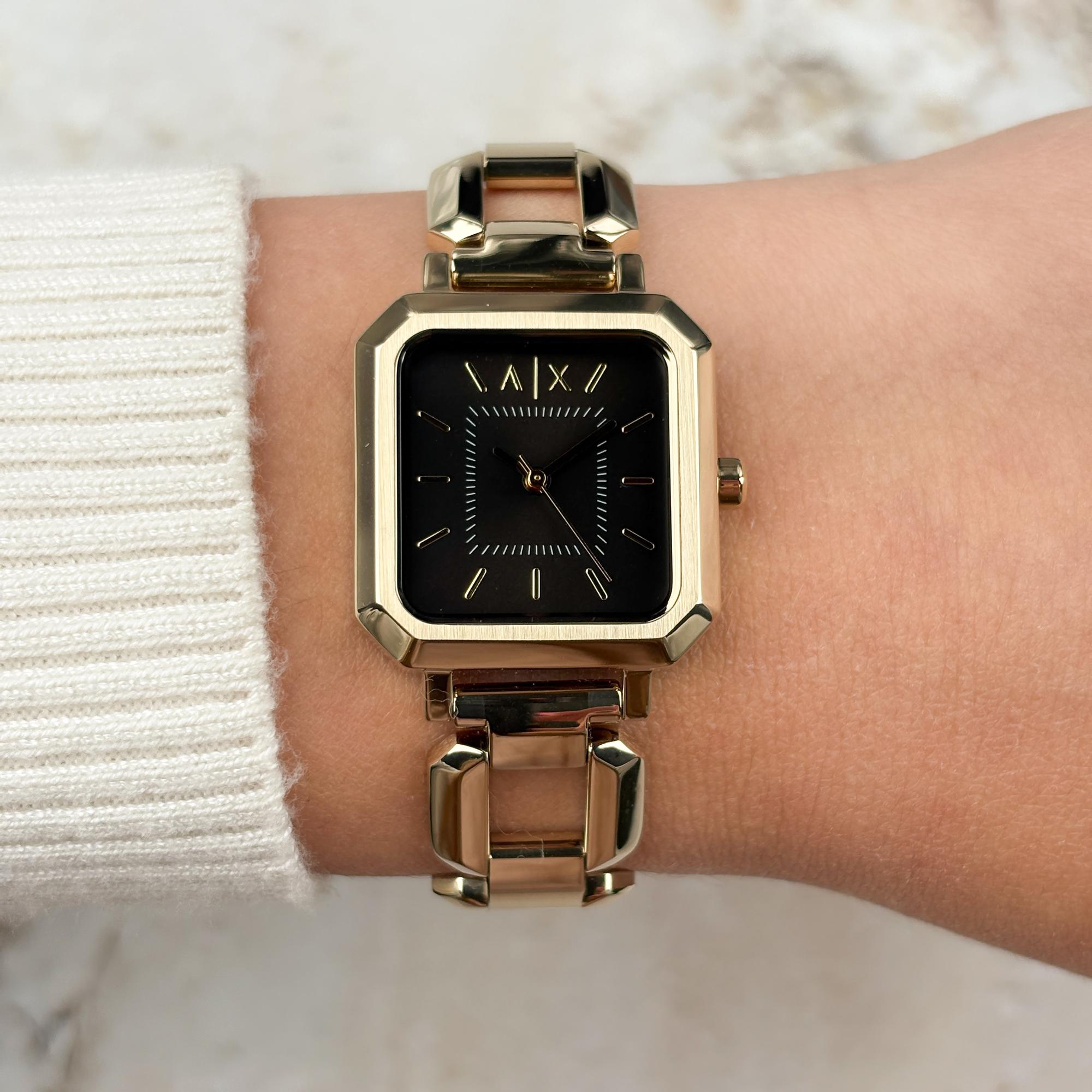 Armani Exchange AX5738 Leila Fashion klasyczny zegarek złoty