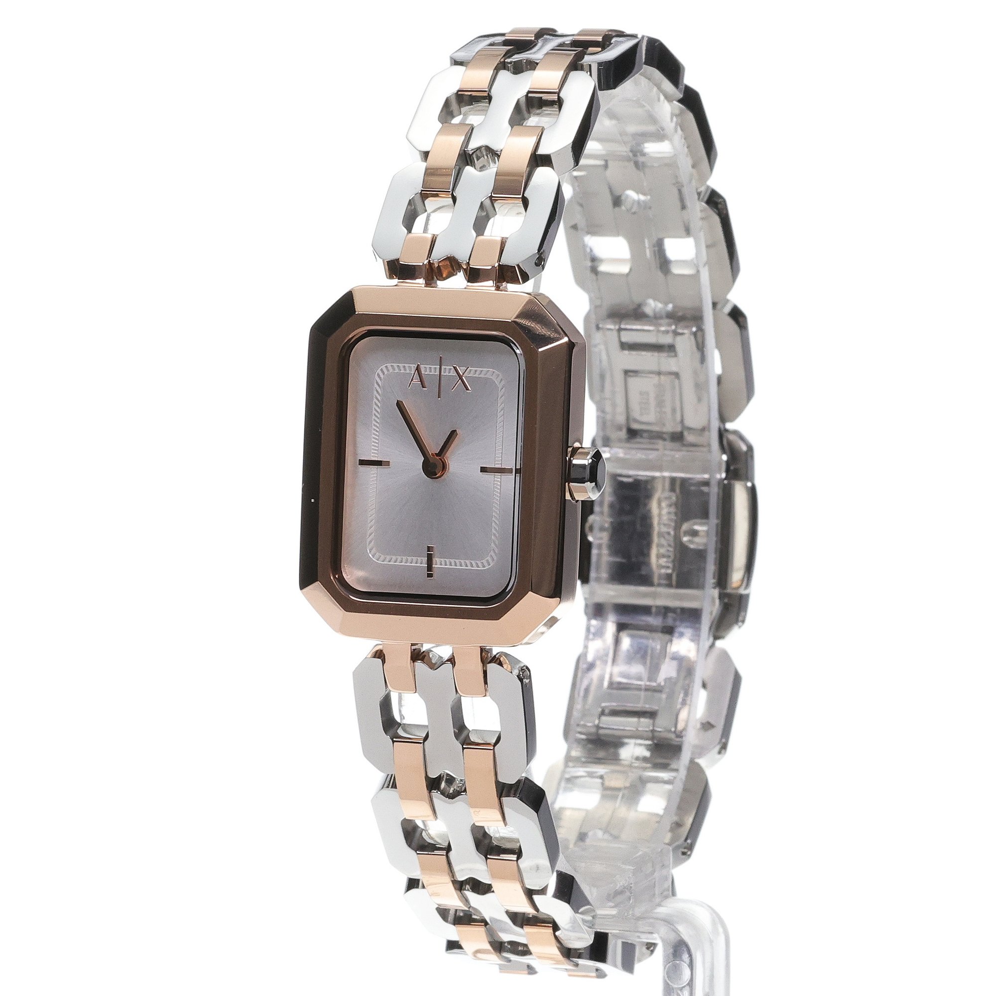 Armani Exchange AX5810 zegarek srebrny elegancki Armani Exchange bransoleta - miniatura 2