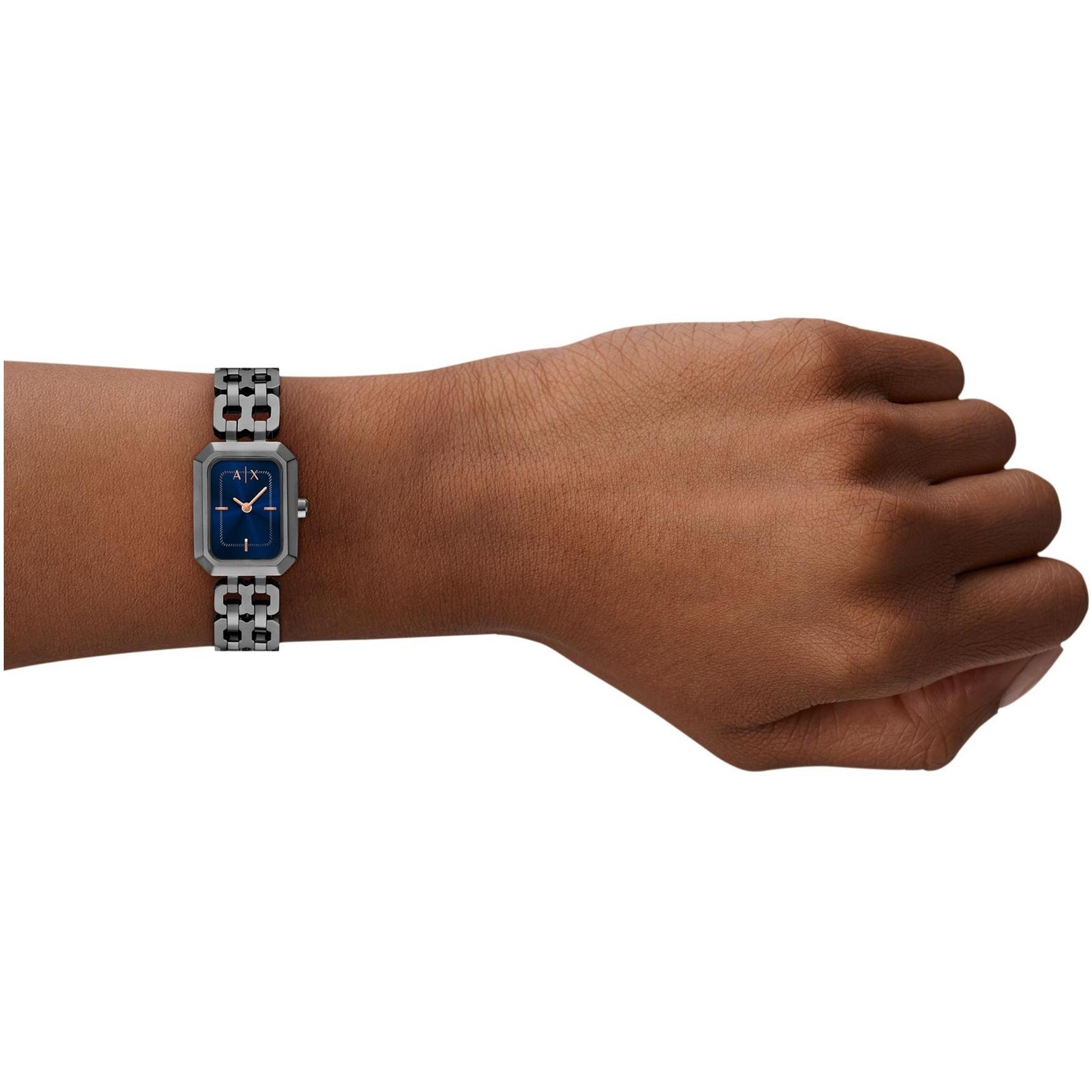 Armani Exchange AX5812 zegarek szary elegancki Armani Exchange bransoleta - miniatura 4