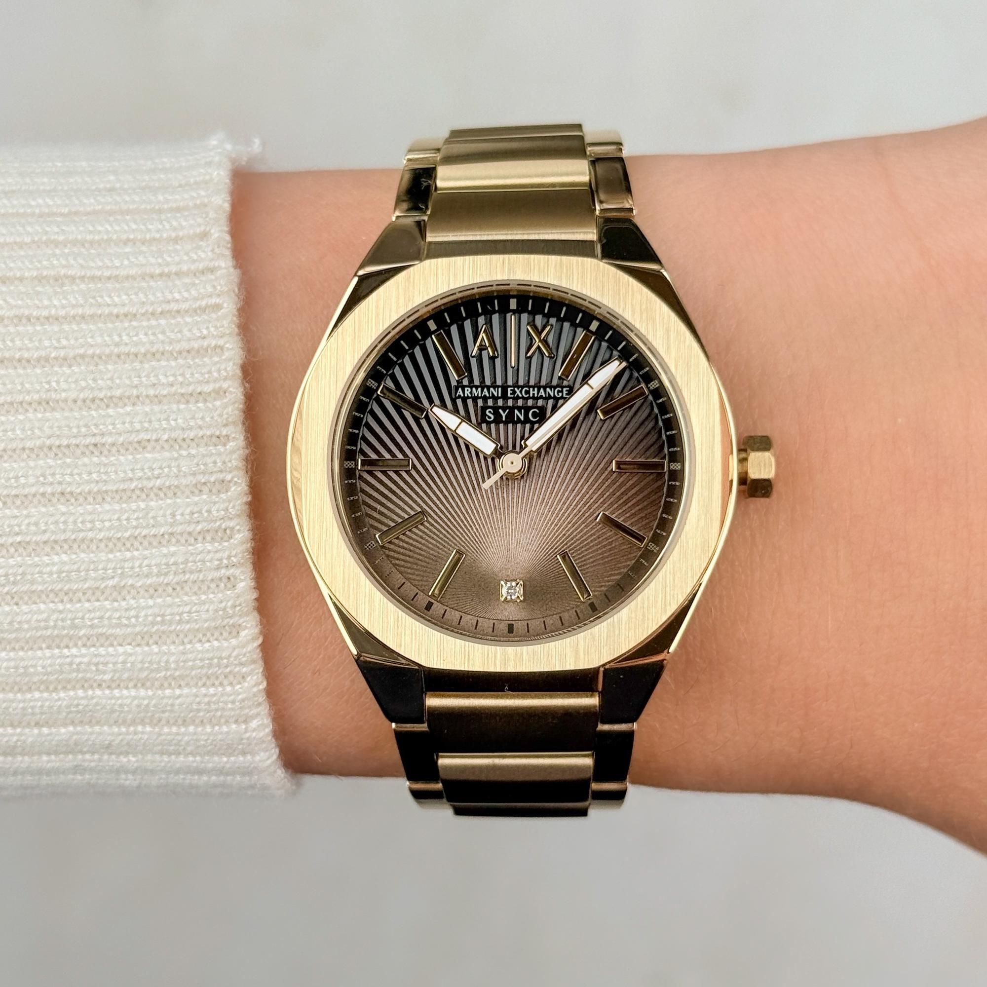 Armani Exchange AX6031 zegarek damski klasyczny Armani Exchange bransoleta