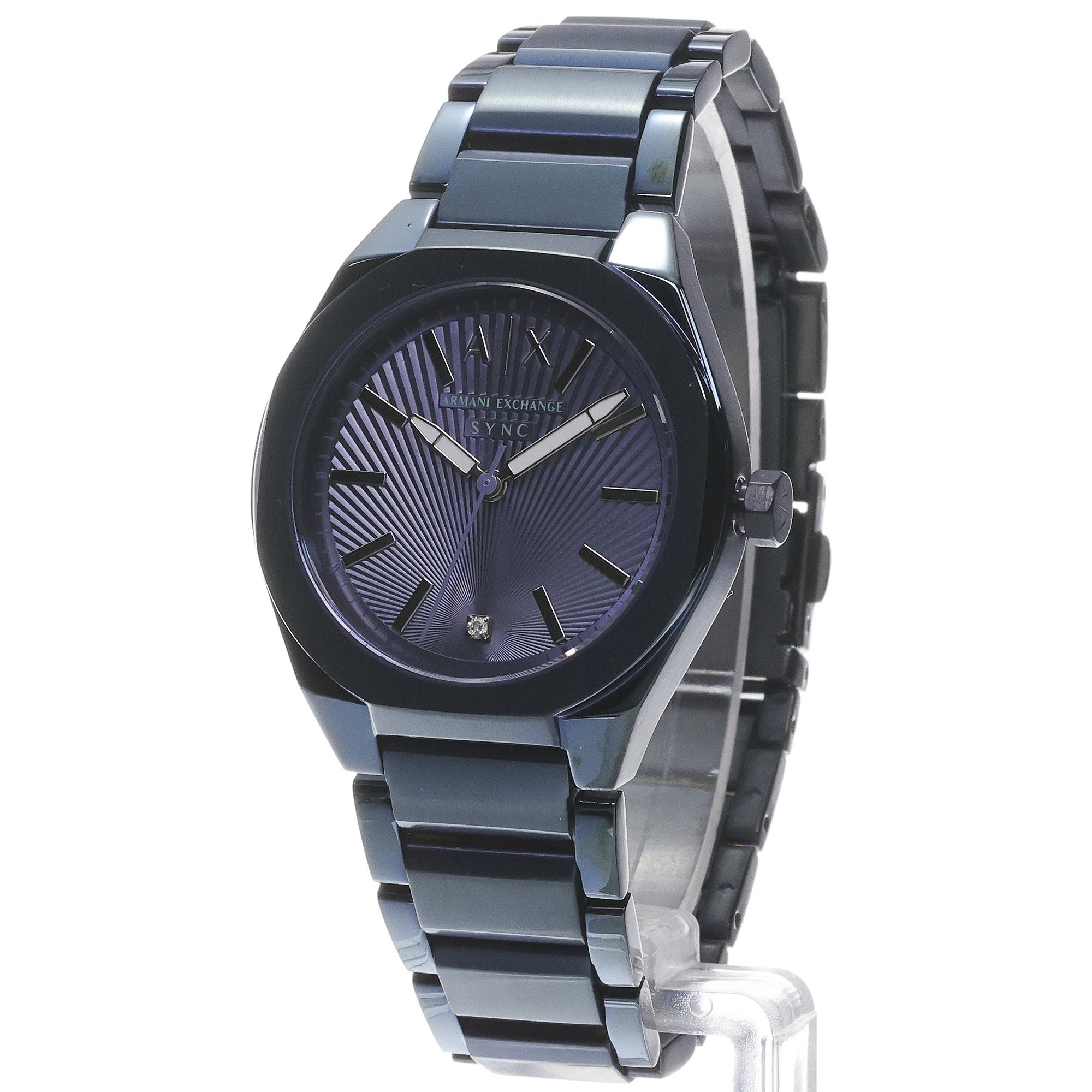 Armani Exchange AX6032 Sync Armani Exchange klasyczny zegarek niebieski