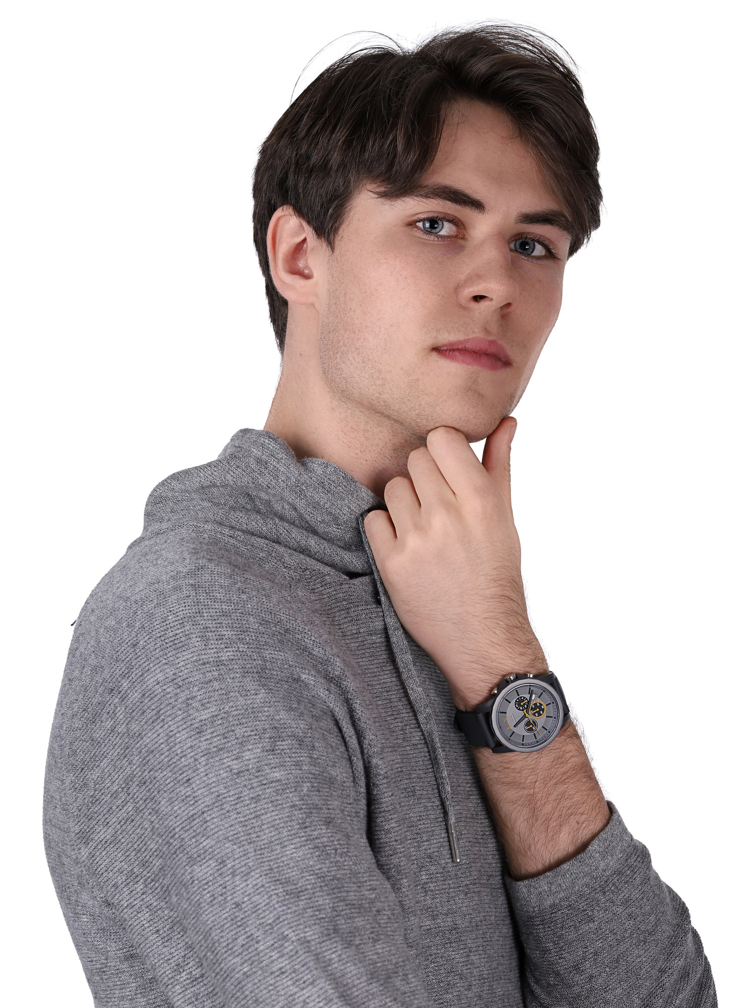 Armani Exchange AX7123 zegarek szary fashion/modowy Fashion pasek - miniatura 2
