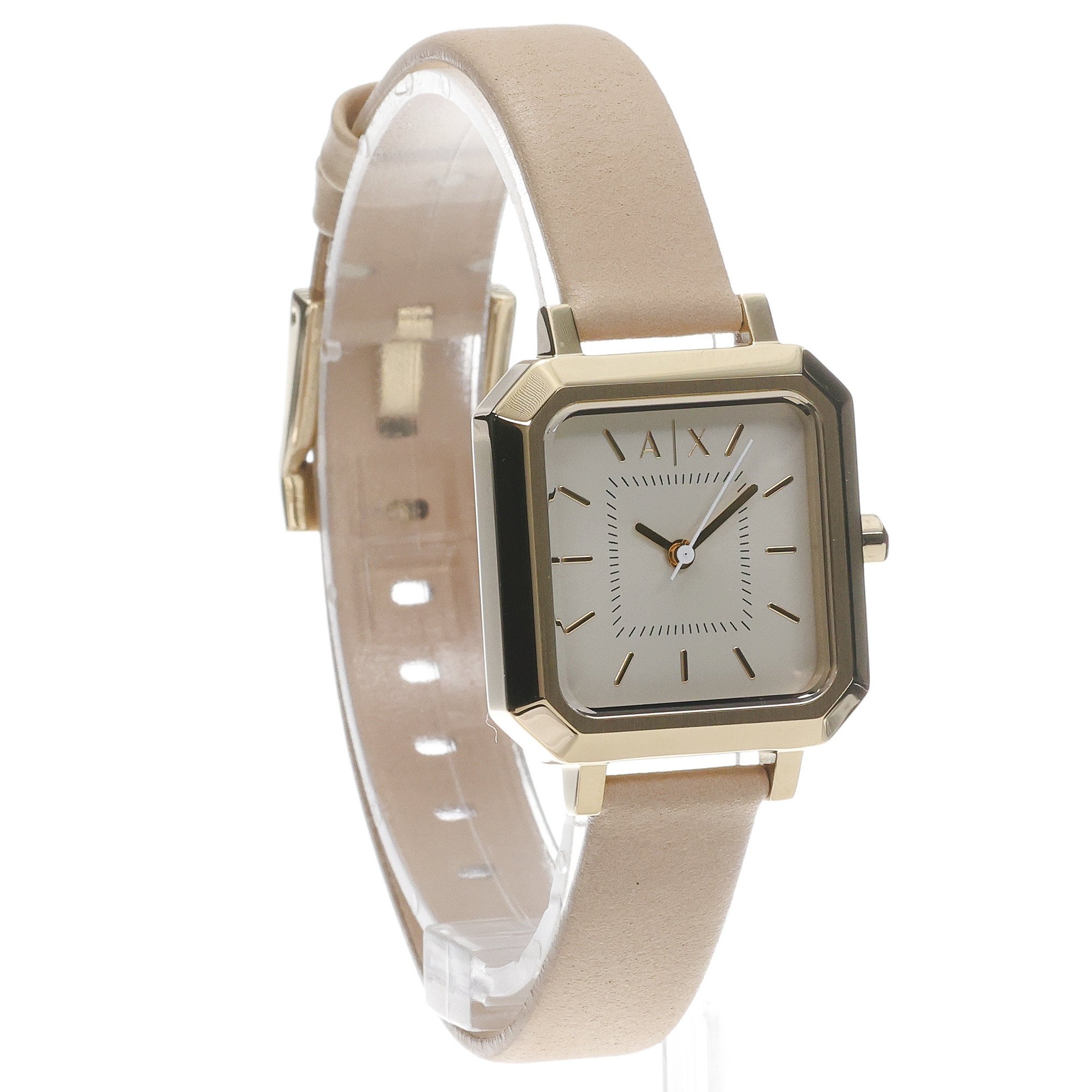 Armani Exchange AX7172SET zegarek złoty klasyczny Armani Exchange pasek - miniatura 3