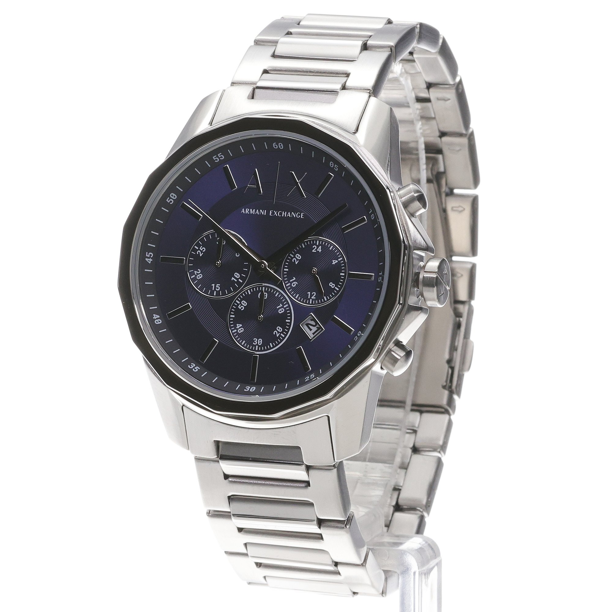 Armani Exchange AX7176SET BANKS CHRONOGRAPH GIFT SET Armani Exchange sportowy zegarek srebrny - miniatura 2