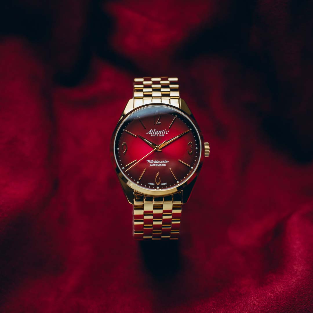 Atlantic 51752.45.99GM męski zegarek Worldmaster bransoleta
