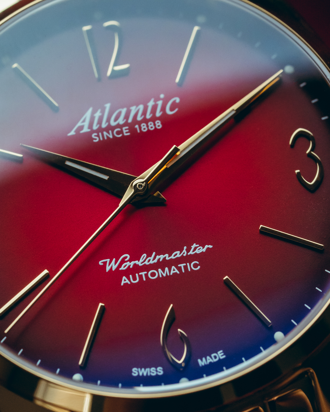 Atlantic 51752.45.99GM Worldmaster Art Deco Automatic zegarek elegancki Worldmaster