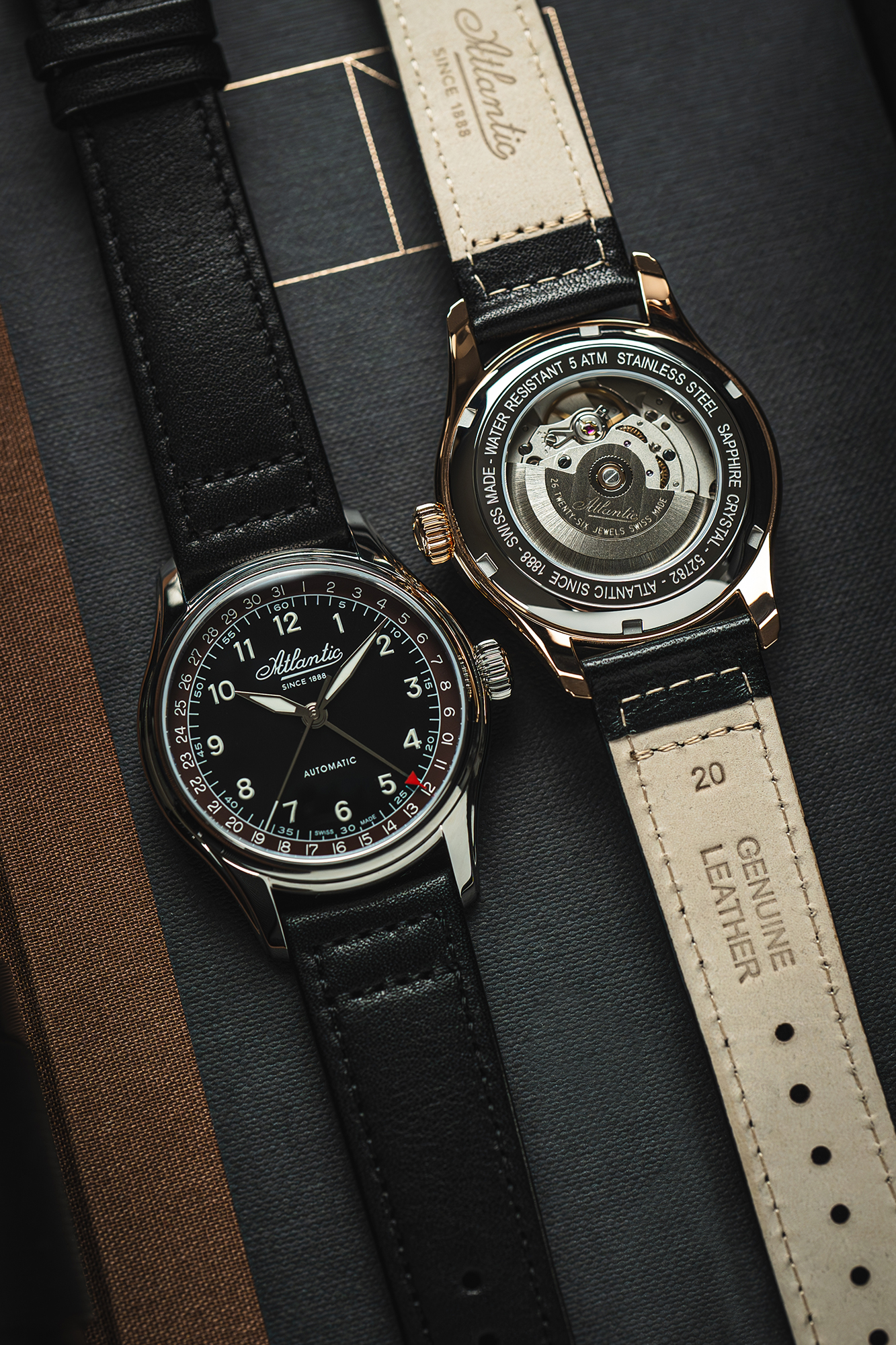 Atlantic 527824193 Worldmaster Pointer Date zegarek klasyczny Worldmaster - miniatura 6