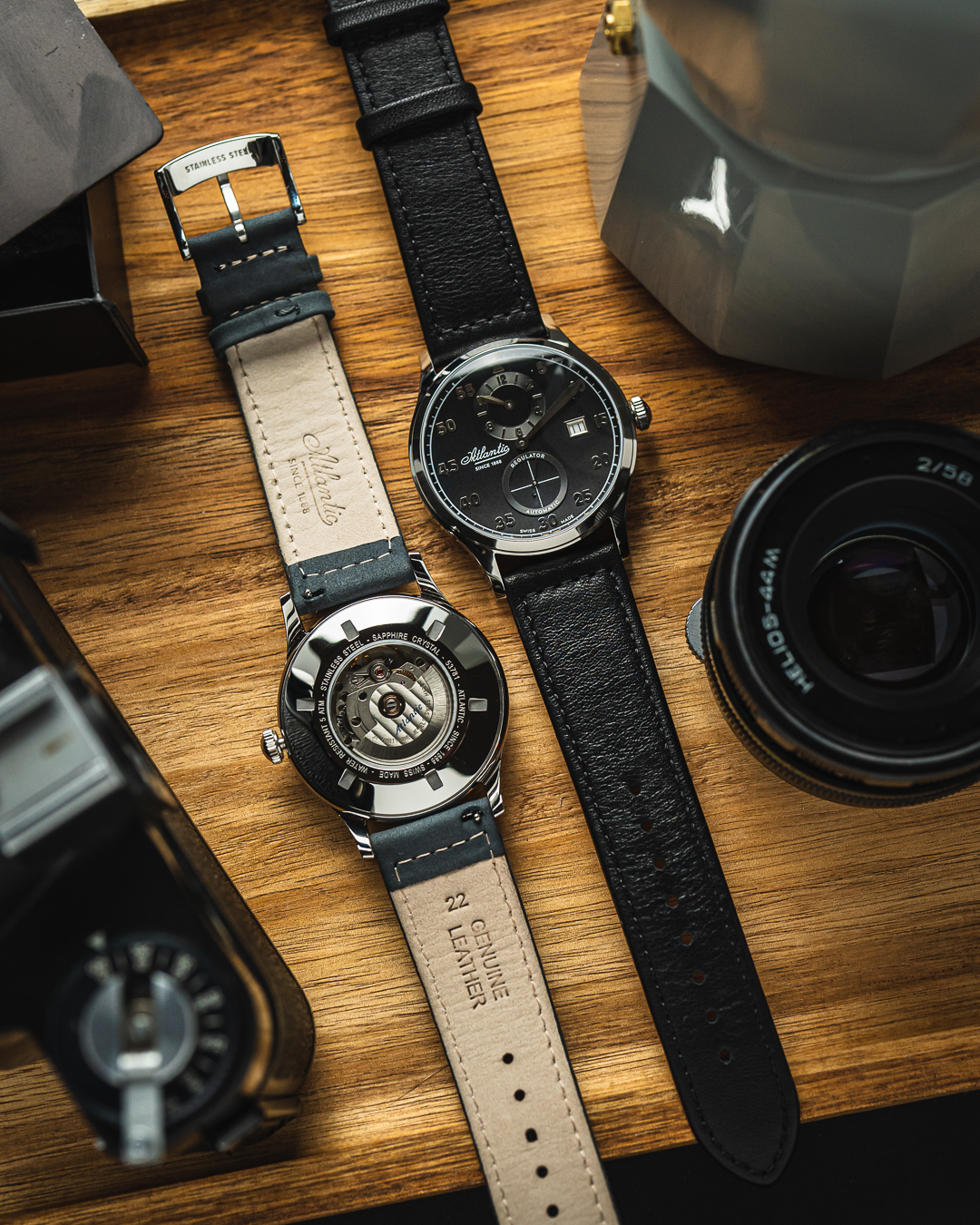 Atlantic 537814163 zegarek męski elegancki Worldmaster pasek