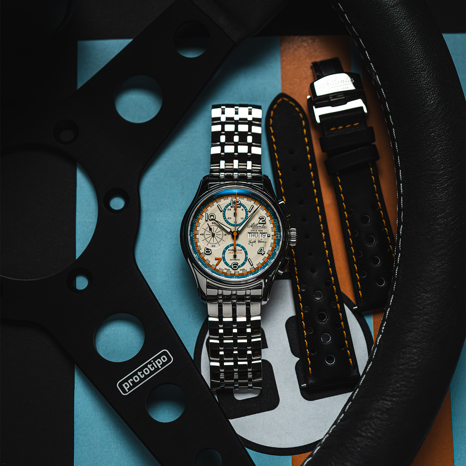 Atlantic 558584129LE World Cup Limited Edition zegarek Worldmaster