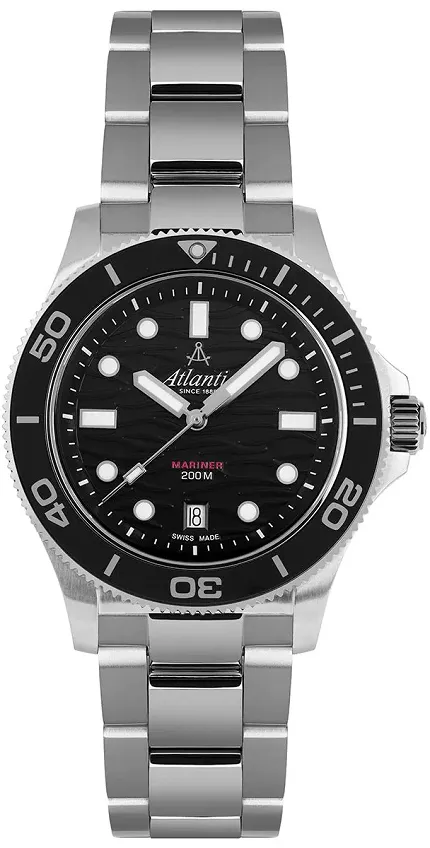 Atlantic 813764169 Mariner Mariner Quartz Wave Black - zdjęcie 1