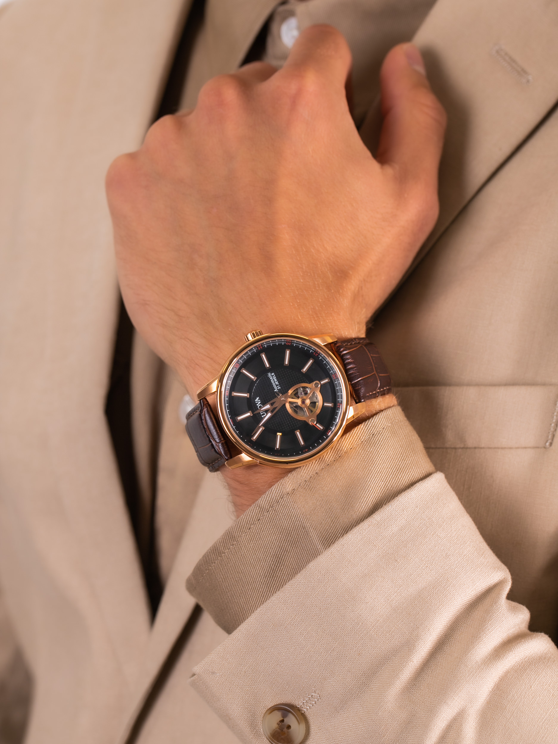 Bulova 97A109 męski zegarek Automatic pasek - miniatura 3