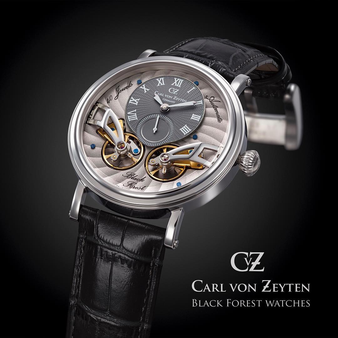 zegarek Carl von Zeyten CVZ0017SGY automatyczny męski Black Forest - miniatura 6