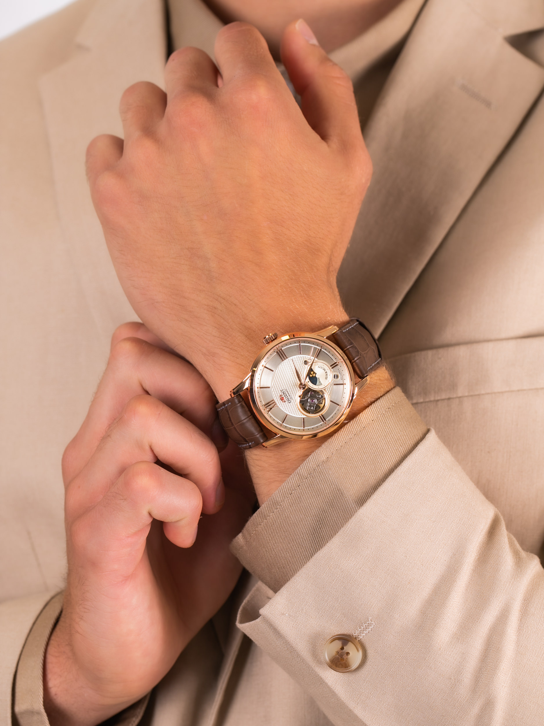 Orient RA-AS0003S10B męski zegarek Classic pasek - miniatura 3