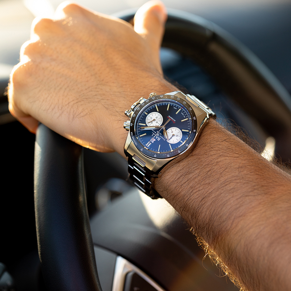 zegarek Ball CM2198C-S1CJ-BK automatyczny męski Engineer Hydrocarbon Engineer Hydrocarbon Racer Chronograph - miniatura 11