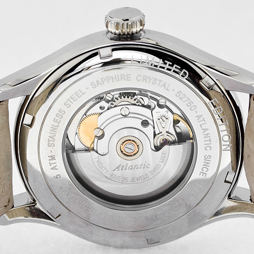 zegarek Atlantic 52750.41.25R automatyczny męski Seria Limitowana Lusso Chronometr Limited Edition - miniatura 6