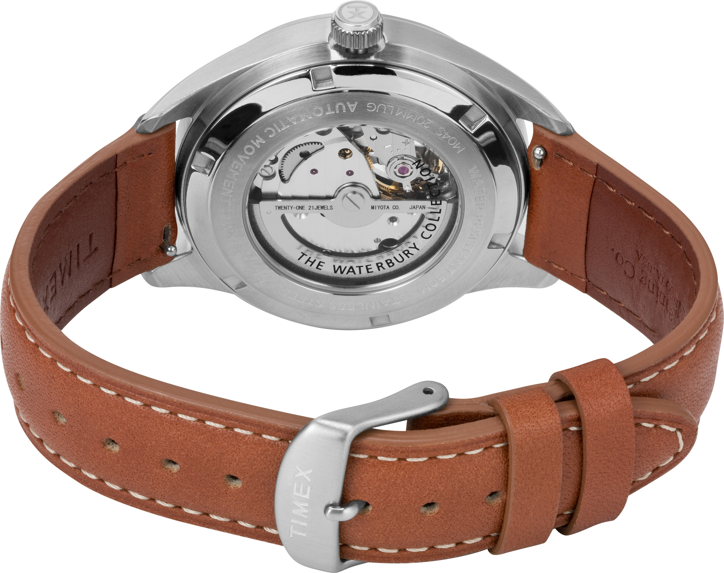 zegarek Timex TW2U37700 srebrny Waterbury - miniatura 7