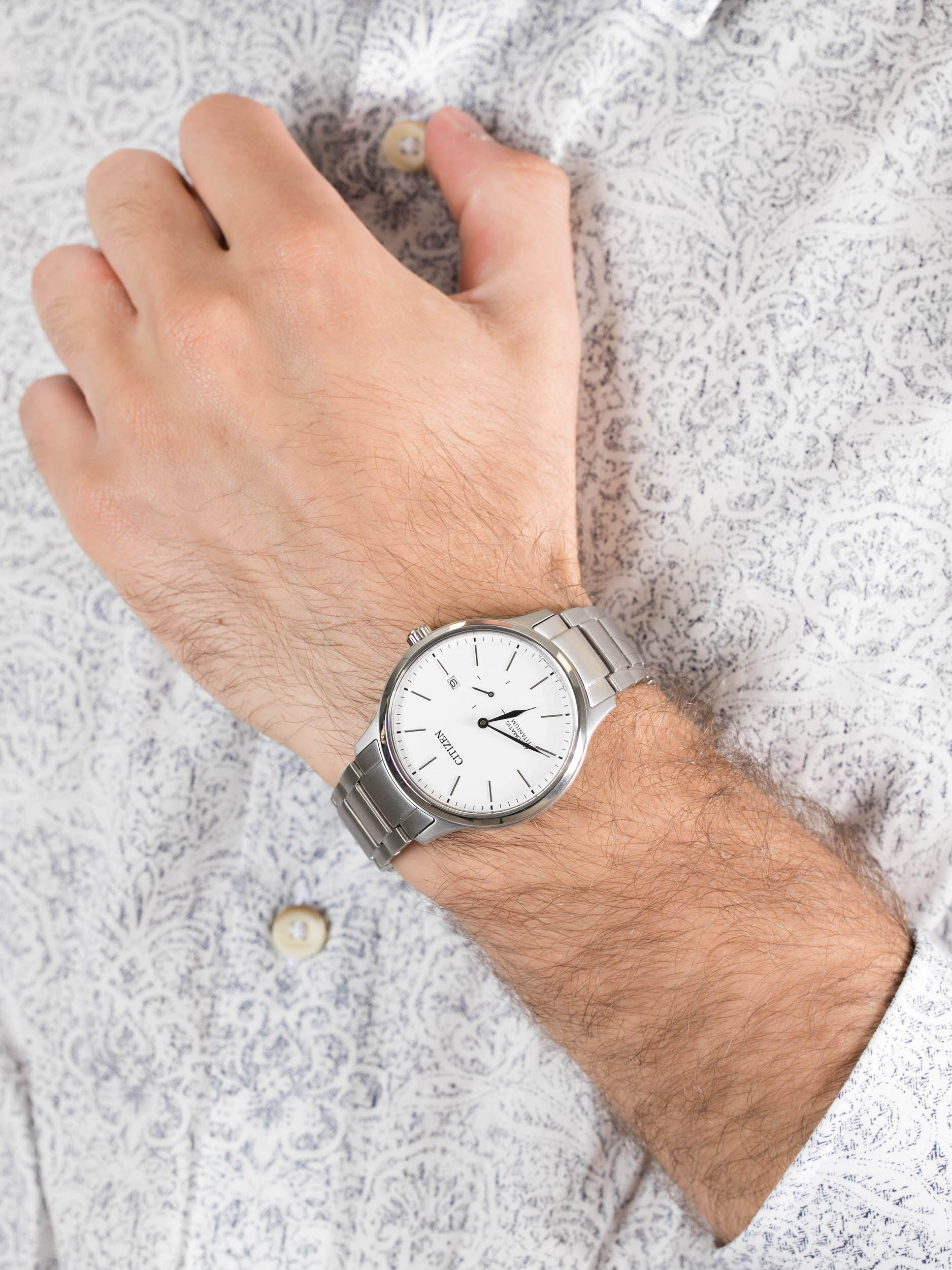 Citizen NJ0090-81A męski zegarek Titanium bransoleta - miniatura 3