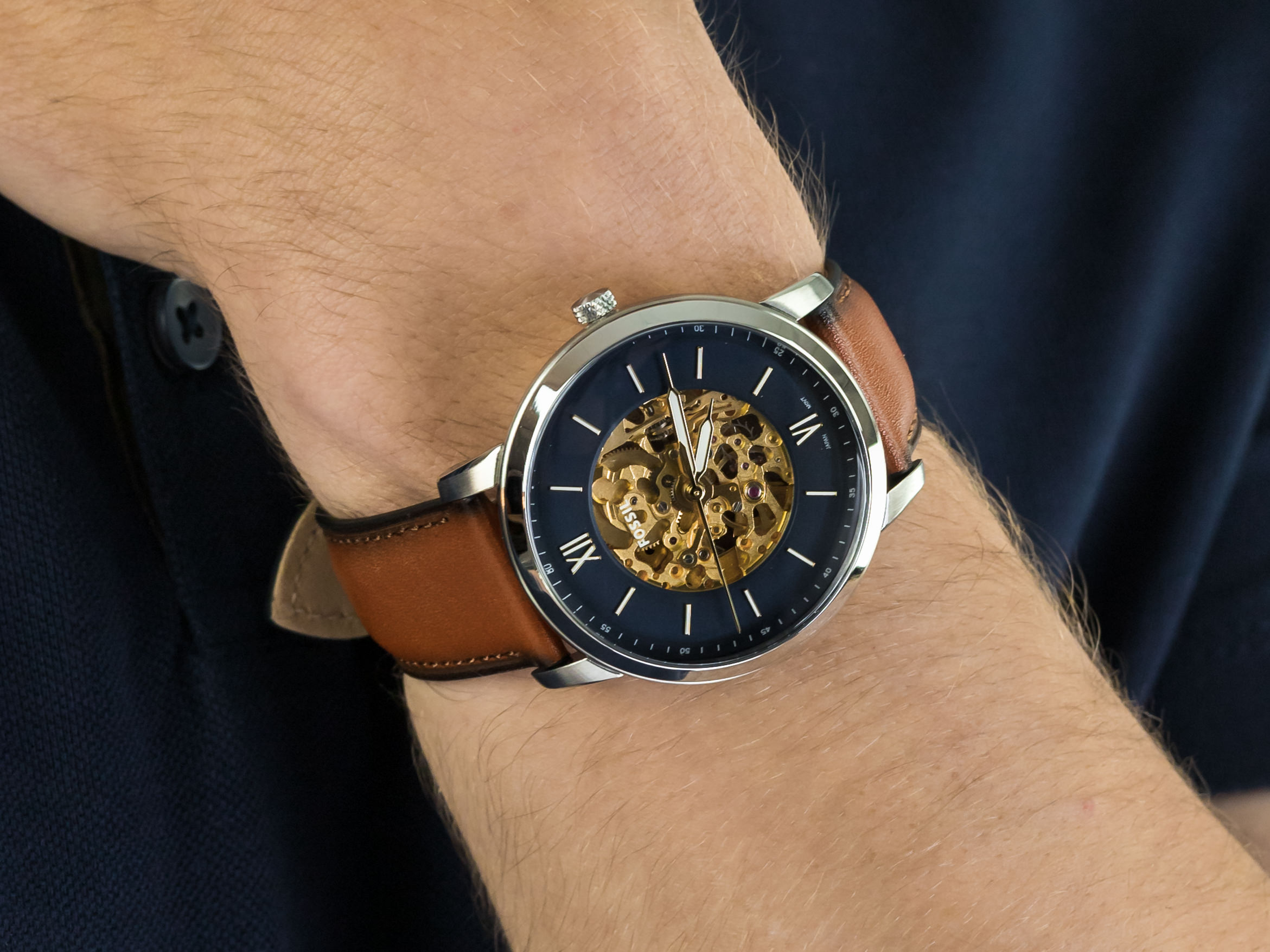 Fossil ME3160 NEUTRA AUTOMATIC zegarek klasyczny Neutra - miniatura 4