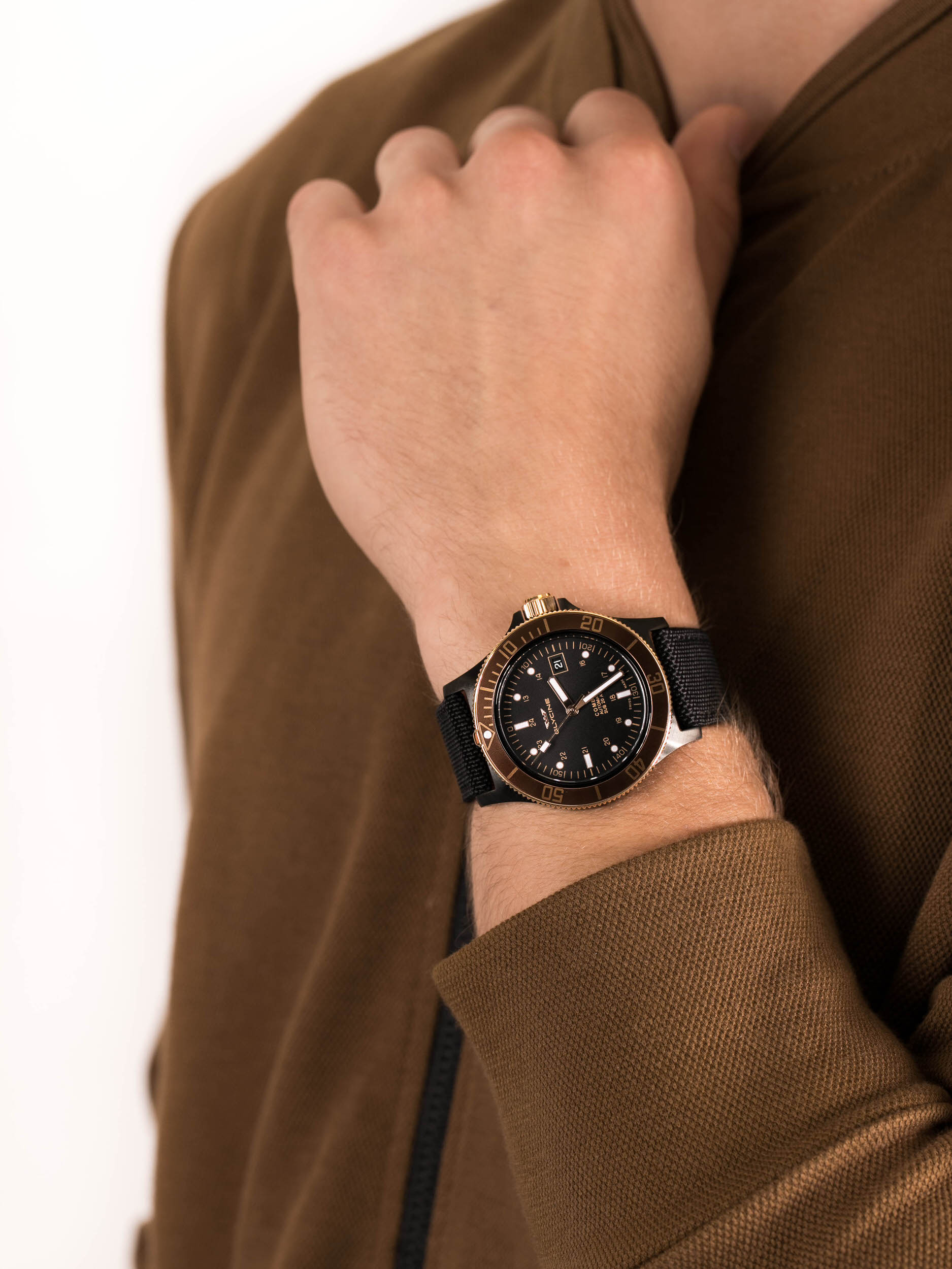 Glycine GL0093 męski zegarek Combat pasek - miniatura 3