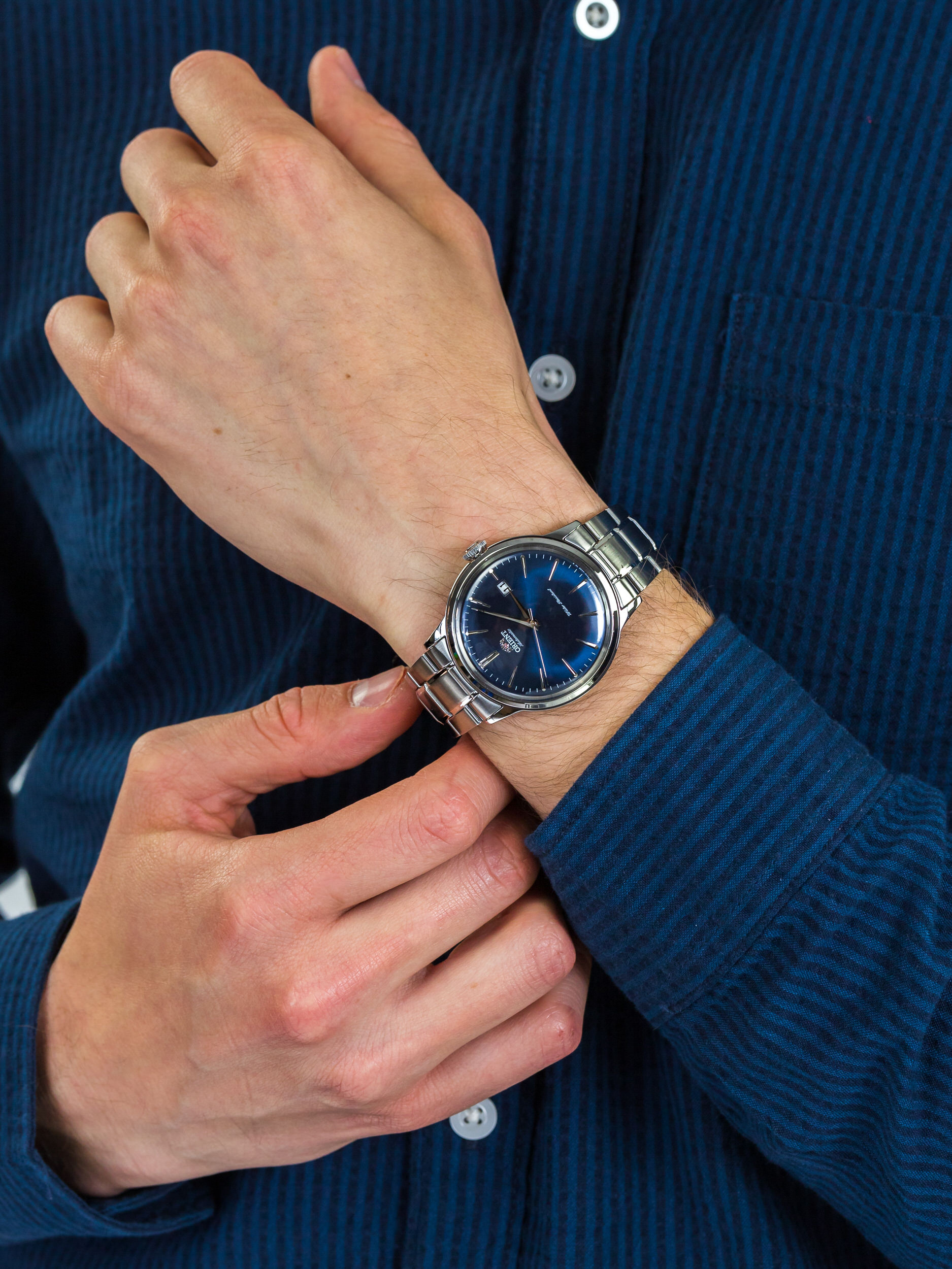 Orient RA-AC0007L10B męski zegarek Classic bransoleta - miniatura 3