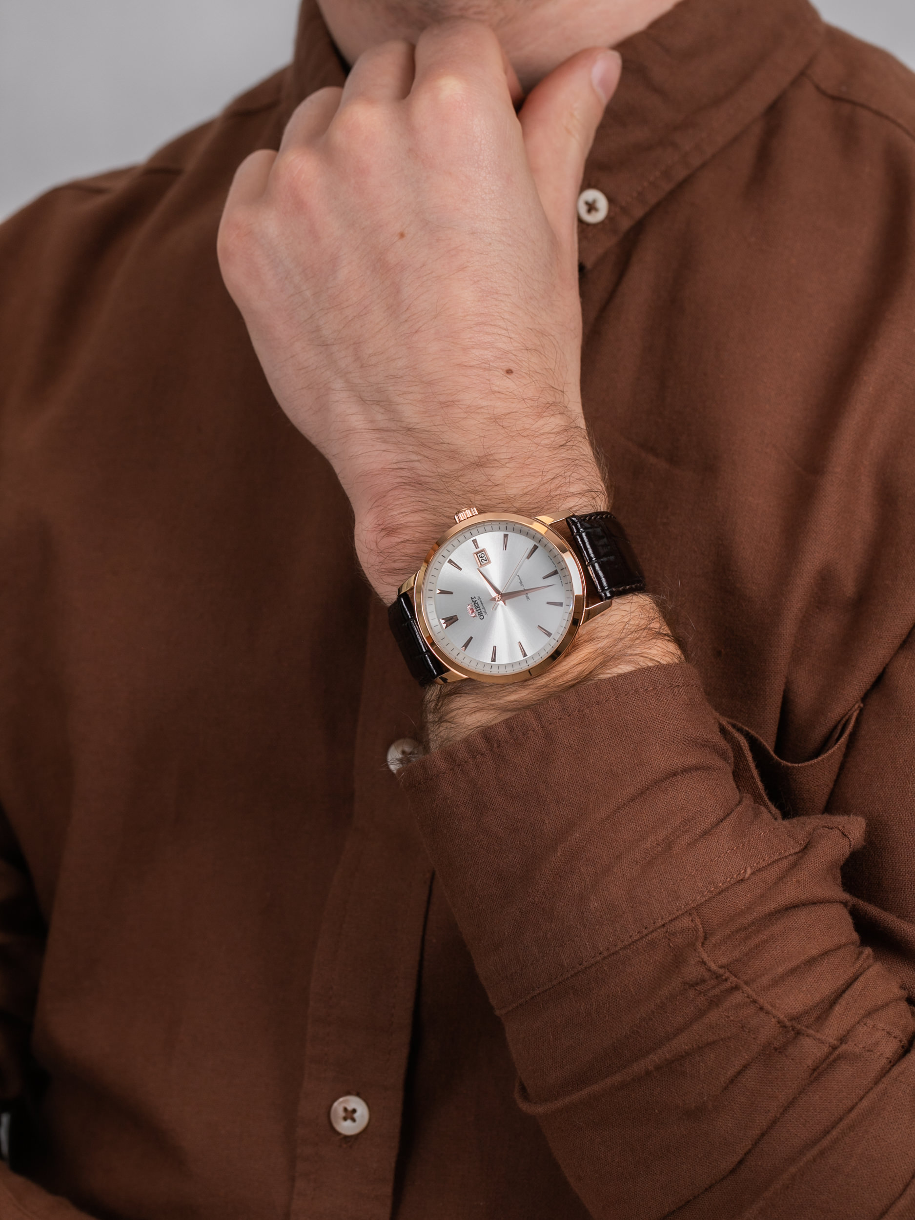 Orient FER27003W0 męski zegarek Contemporary pasek