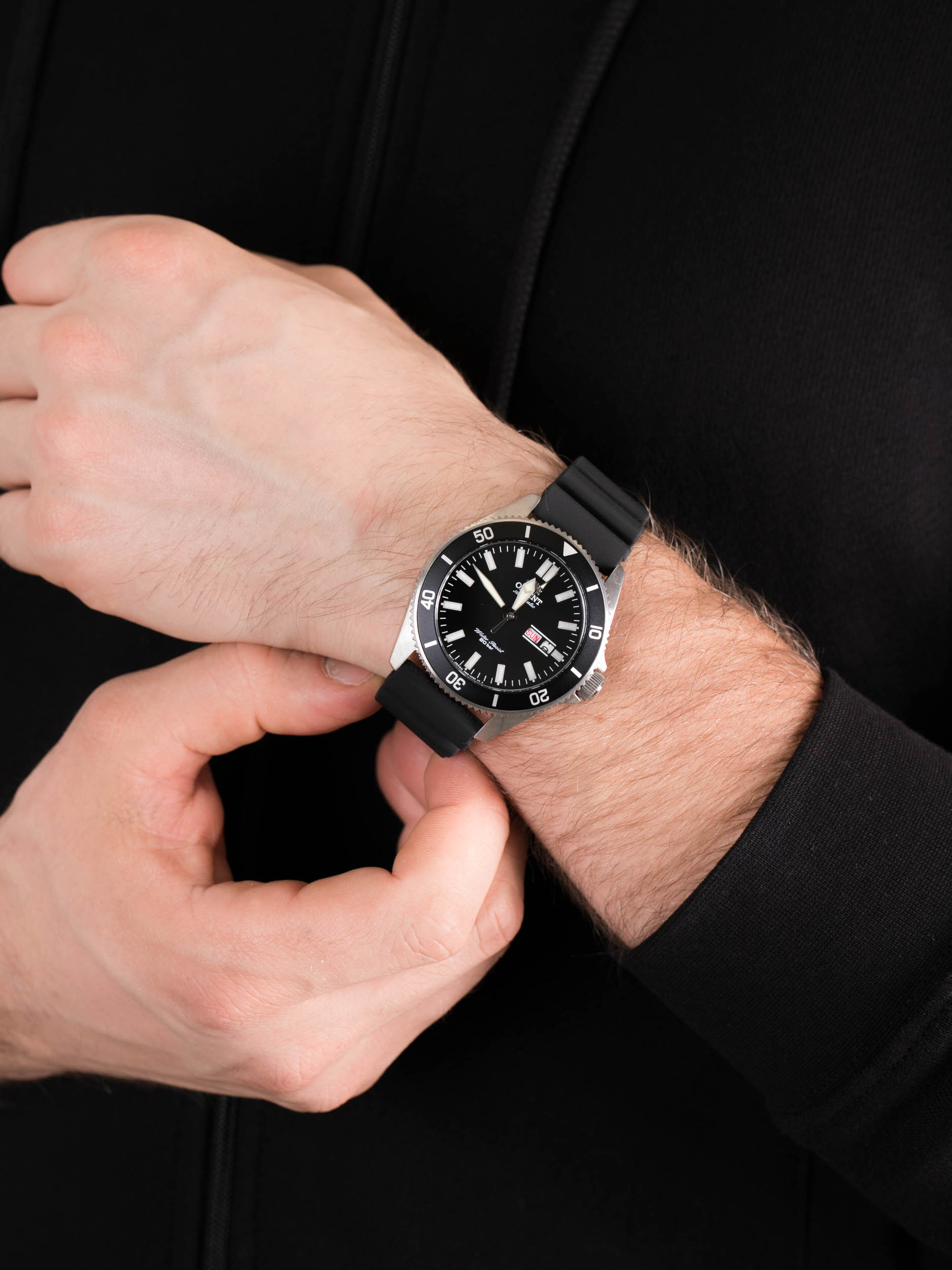 Orient RA-AA0010B19B męski zegarek Sports pasek - miniatura 3