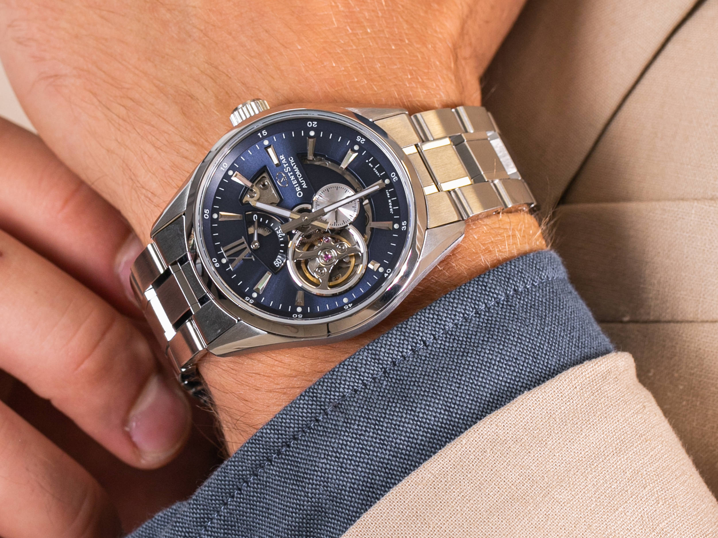 Orient Star RE-AV0003L00B zegarek klasyczny Contemporary