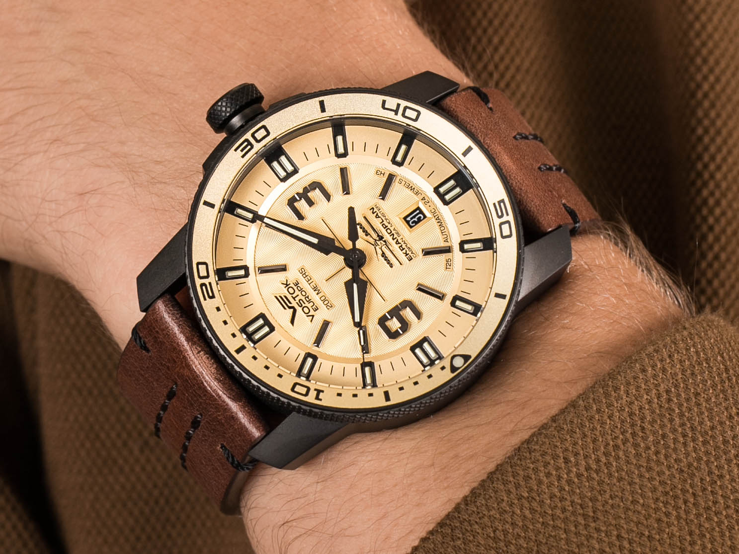 Vostok Europe NH35A-546C513 Ekranoplan Automatic zegarek klasyczny Ekranoplan - miniatura 4