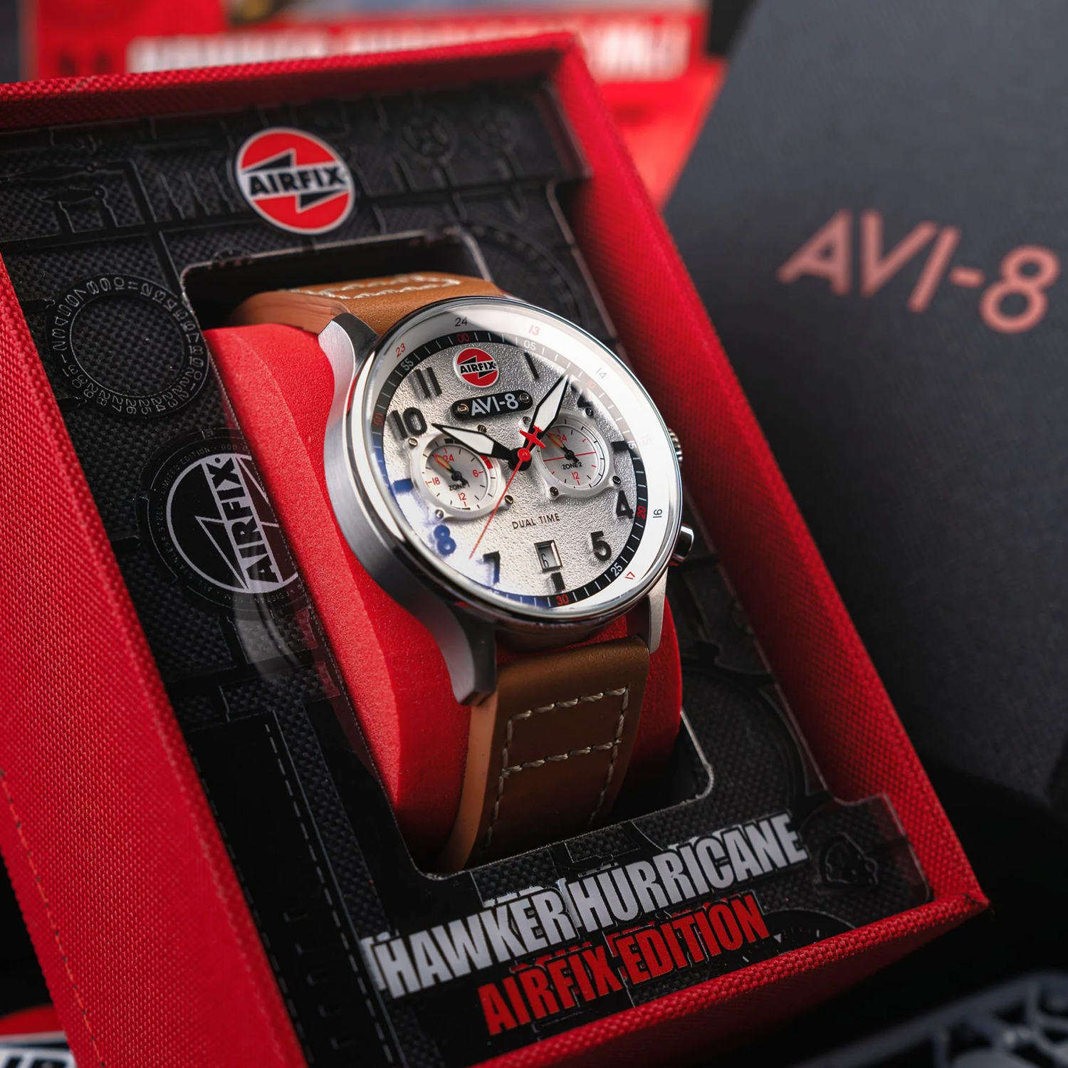 AV-4088-06 Hawker Hurricane zegarek męski klasyczny mineralne - miniatura 7