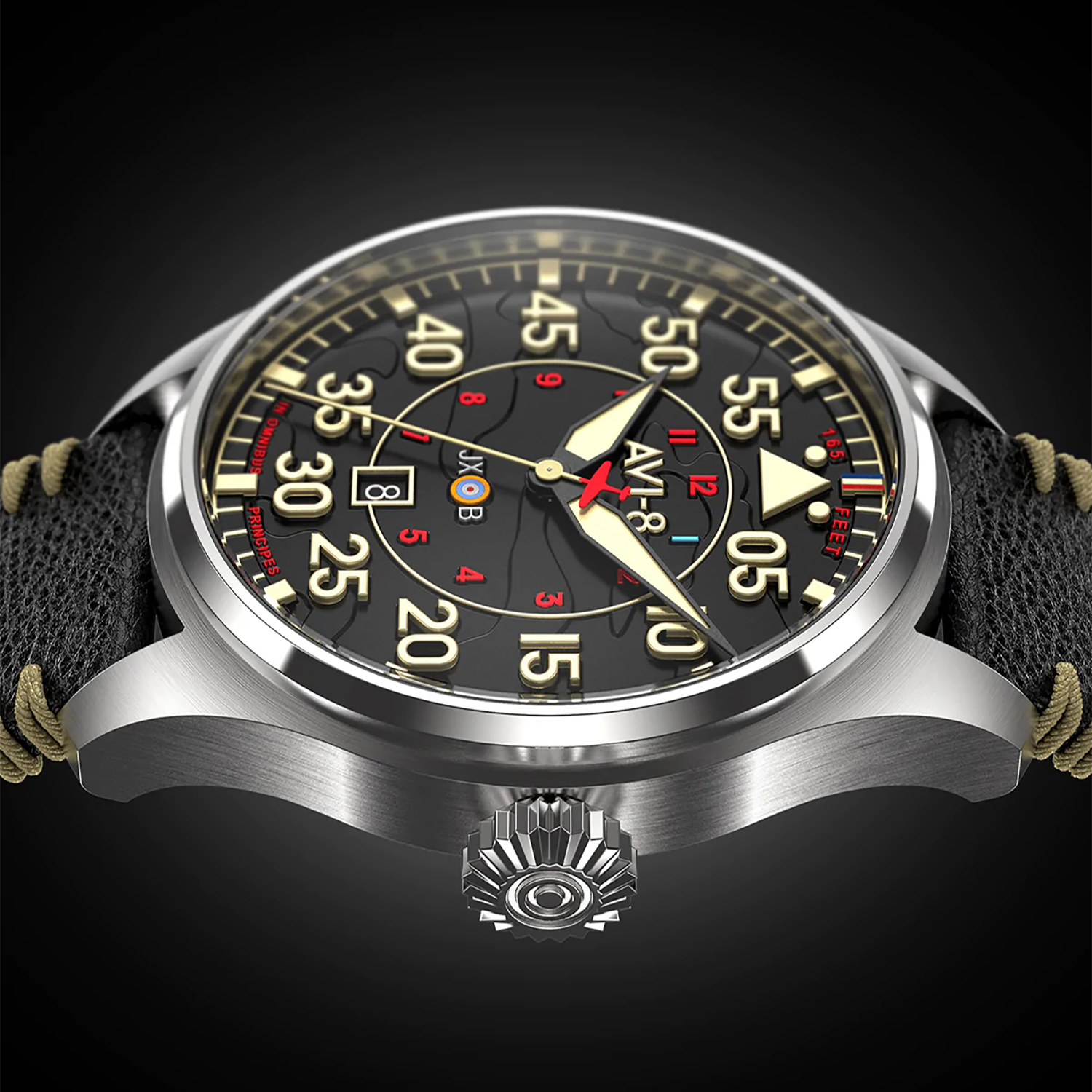 AV-4097-03 zegarek lotniczy Hawker Hurricane - miniatura 2
