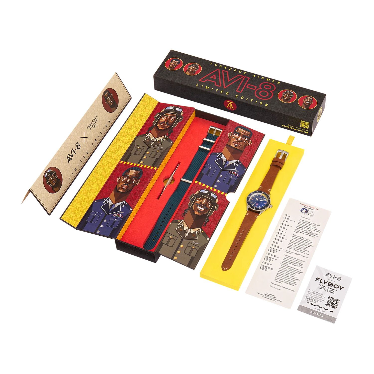 AV-4103-02 Flyboy klasyczny zegarek srebrny - miniatura 9