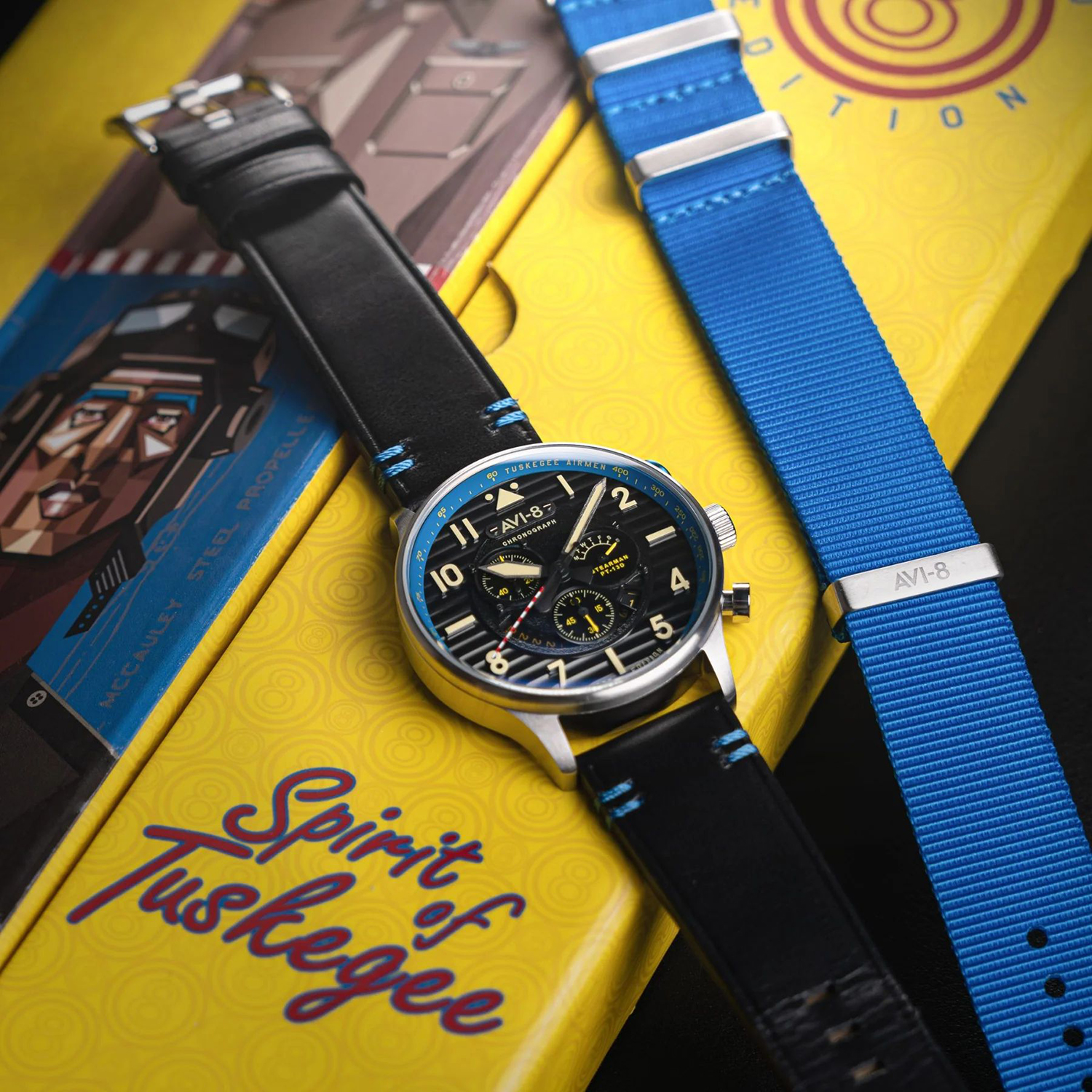 AV-4109-03 zegarek Flyboy z chronograf - miniatura 8