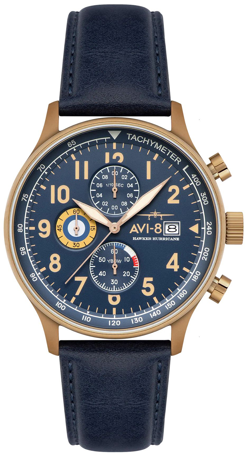 AVI-8 HAWKER HURRICANE CLASSIC CHRONOGRAPH AV-4011-0Q